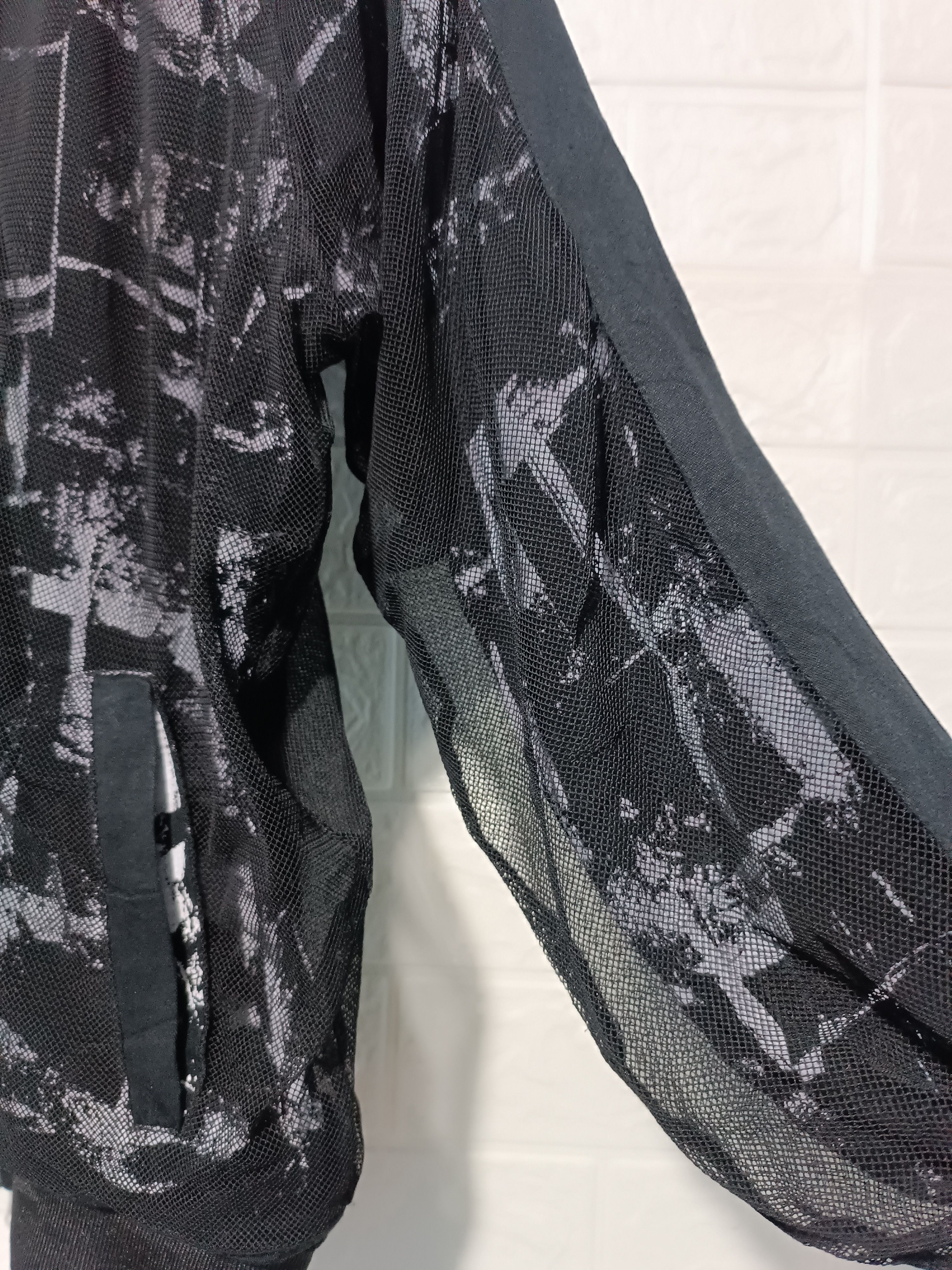 semanticdesign Sematic Design Mesh Rayon Abstract Print Bomber Jacket Size US L / EU 52-54 / 3 - 7 Thumbnail