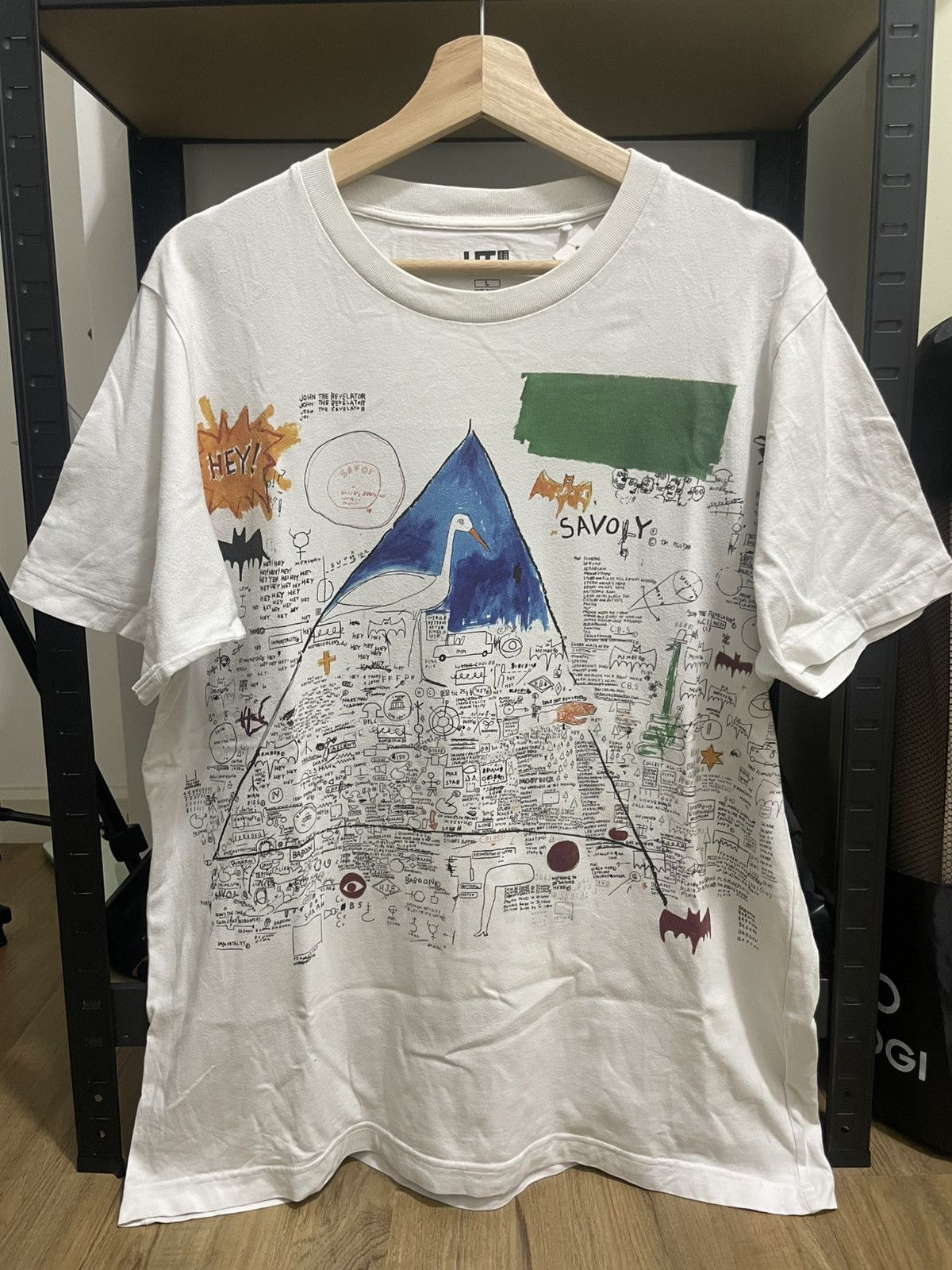 Designer × Japanese Brand × Uniqlo Jean michael basquit x Uniqlo Size US L / EU 52-54 / 3 - 1 Thumbnail