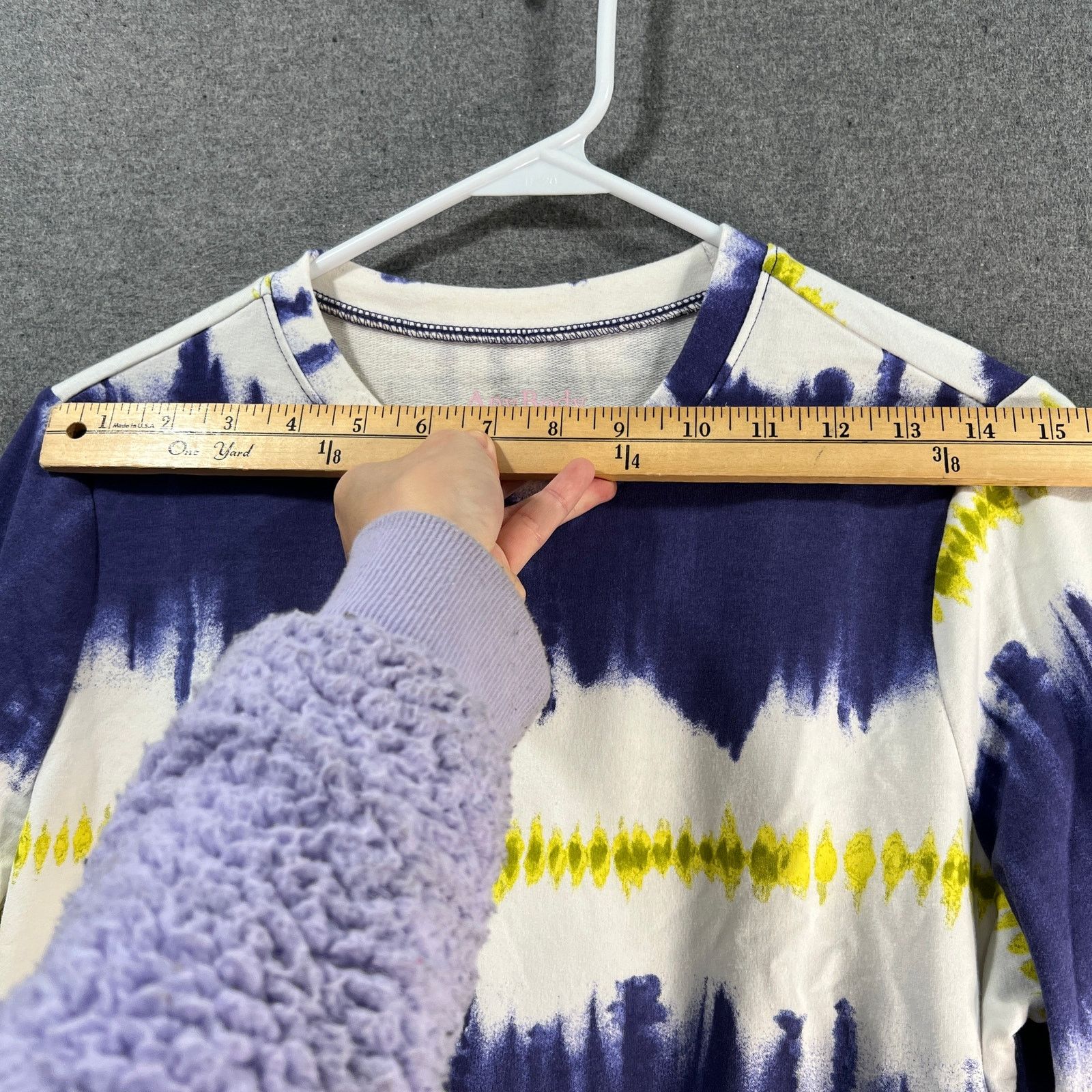 Other AnyBody Washed French Terry Printed Pullover Top Size XXS / US 00 / IT 34 - 6 Thumbnail