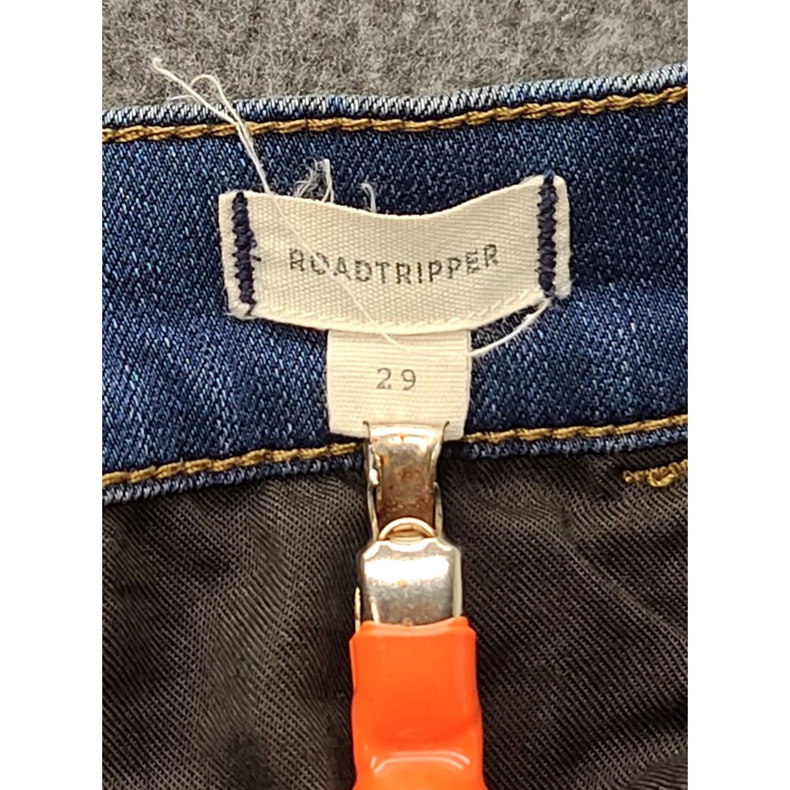 Madewell Madewell Roadtripper Jeans Womens 29x30 Regular High Rise Stretch Denim Blue 5-Pocket Bohemian City Preppy Modern Slim/Regular Fit Jeans Size 29" - 3 Thumbnail