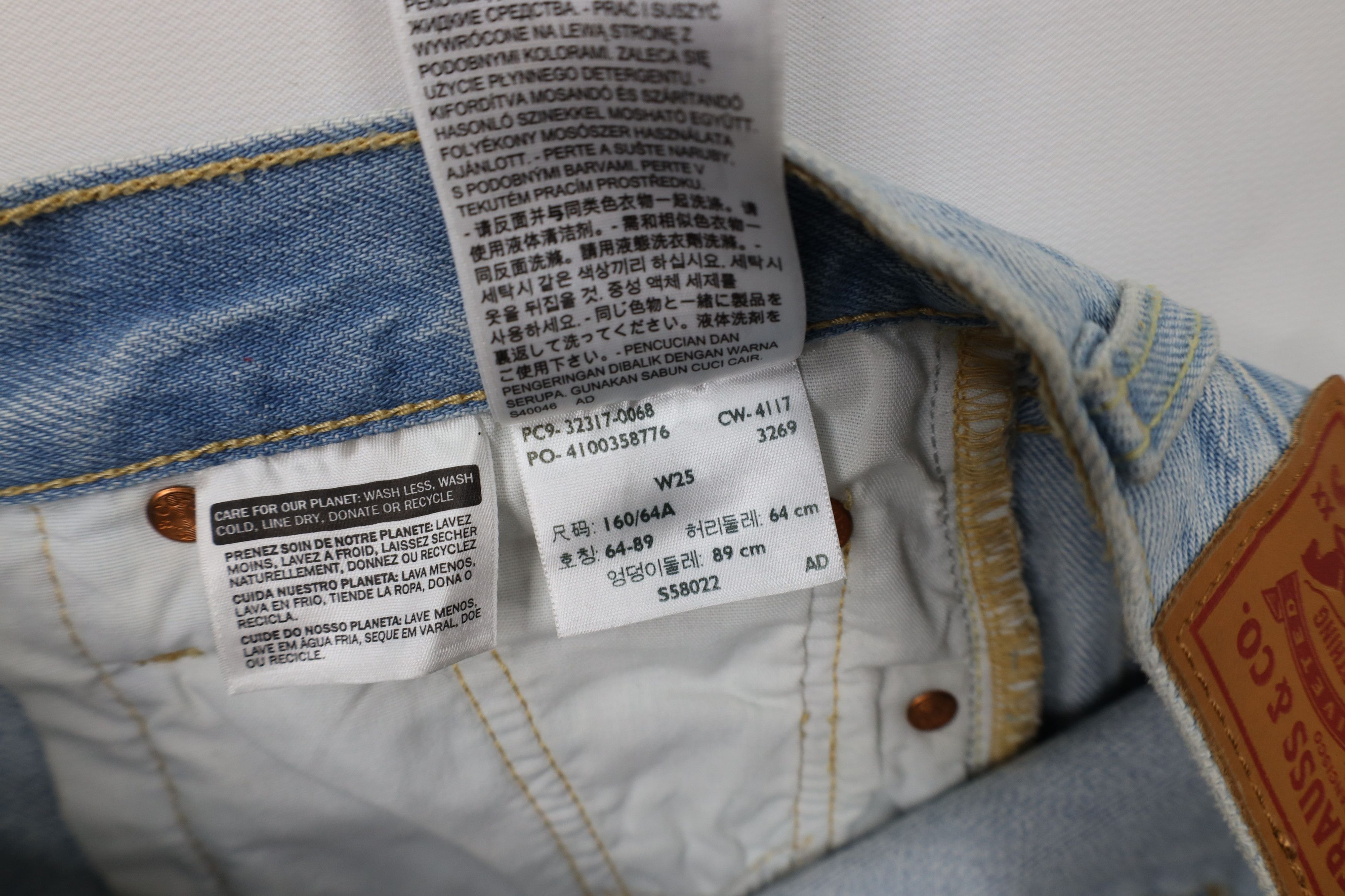Levi's Vintage Y2K Levi 501xx Cut Off Denim Jean Shorts Jorts Blue Size 25" / US 0 / IT 36 - 9 Thumbnail