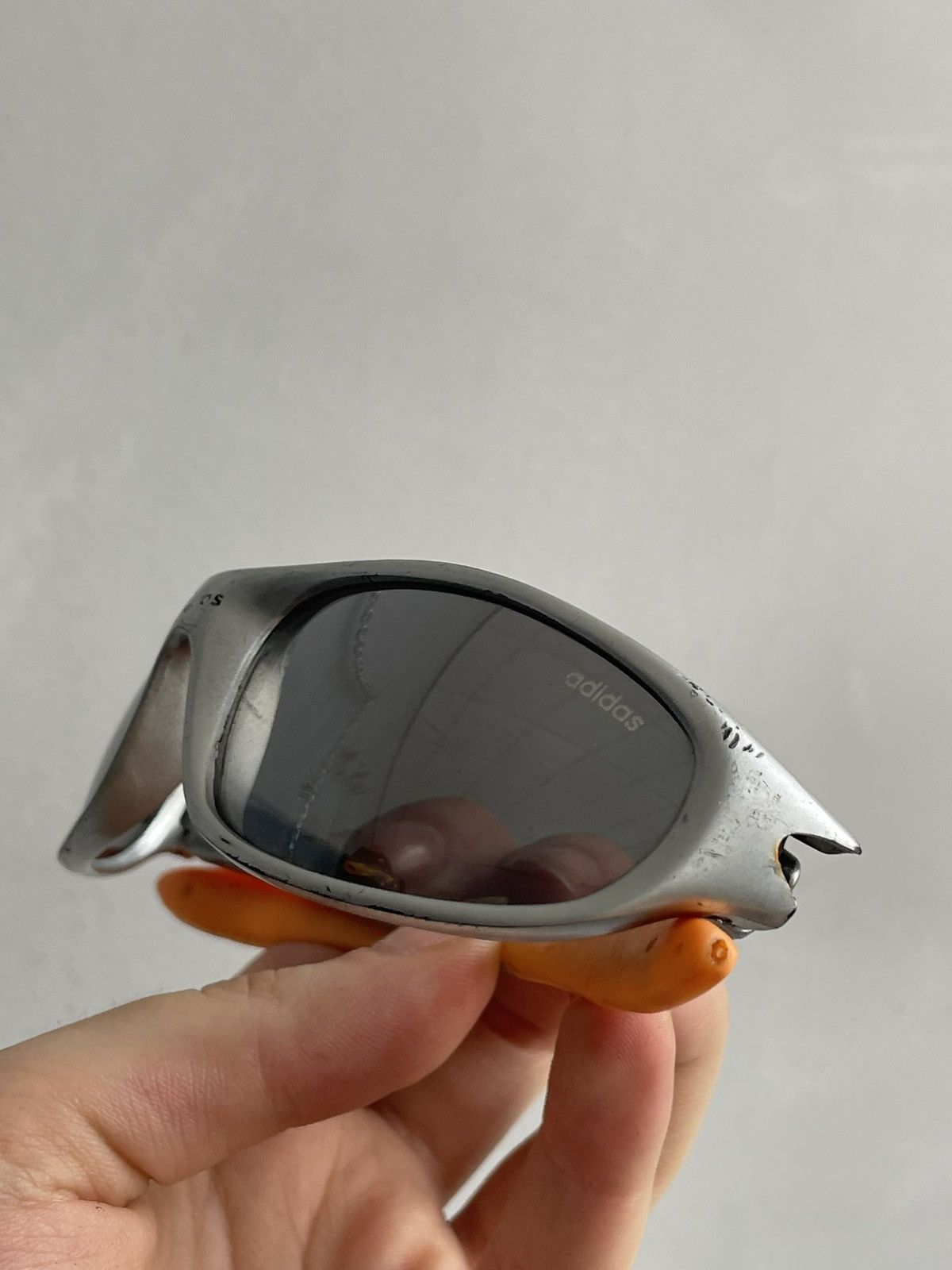 Adidas Vintage Oakley style adidas 90s sunglasses Size ONE SIZE - 10 Thumbnail