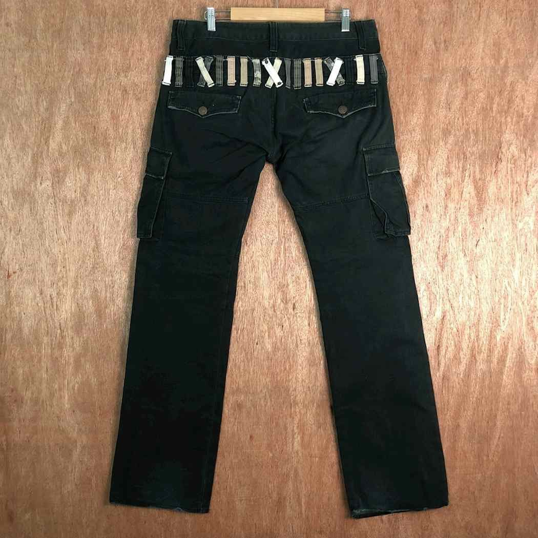 Japanese Brand Dominate Handcrafted Double Waist Cargo Pants #c286DLAL Size US 34 / EU 50 - 8 Thumbnail
