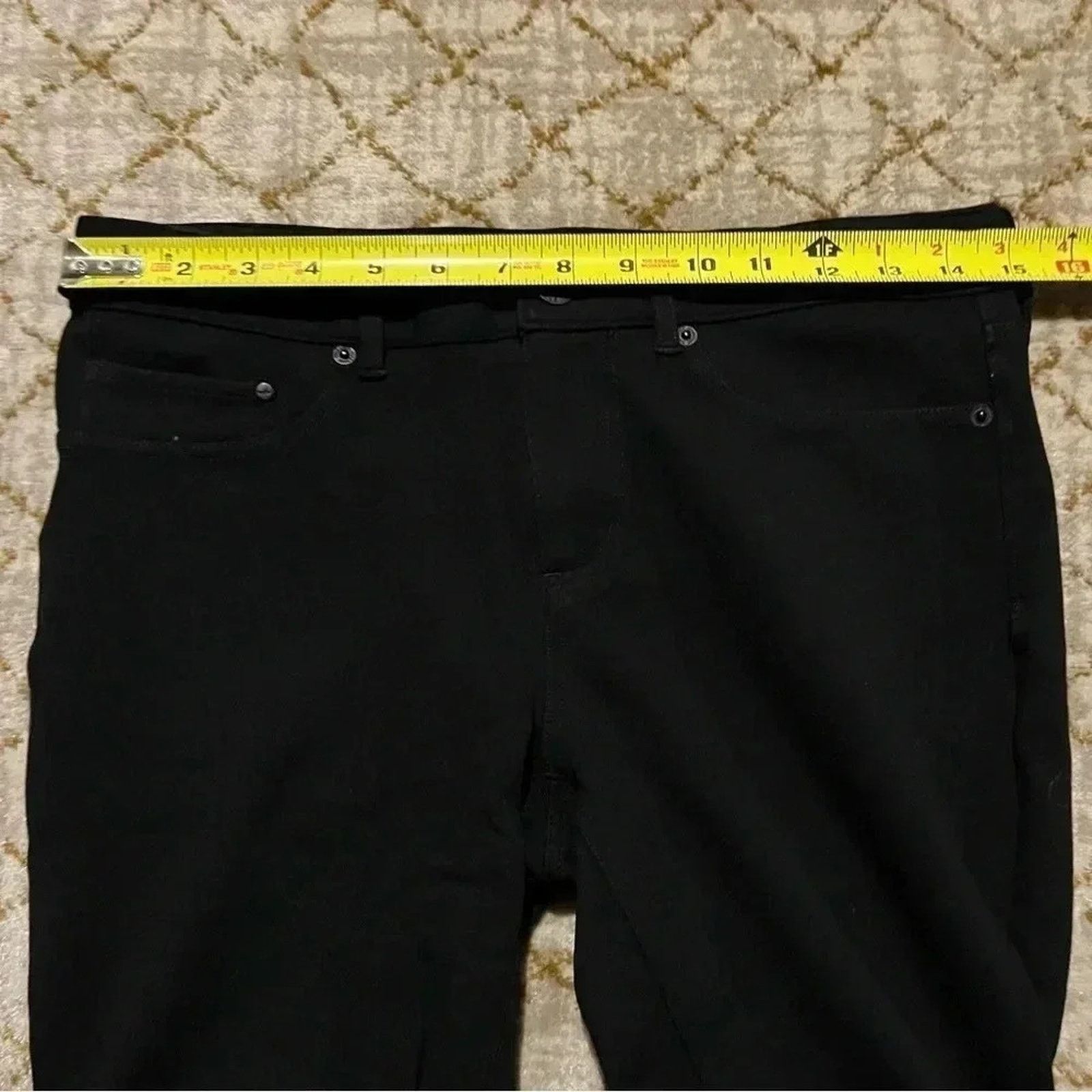 Eddie Bauer Eddie Bauer Sz 6 Black Skinny Jeans Rayon Spandex Zip Up Size 28" / US 6 / IT 42 - 6 Thumbnail
