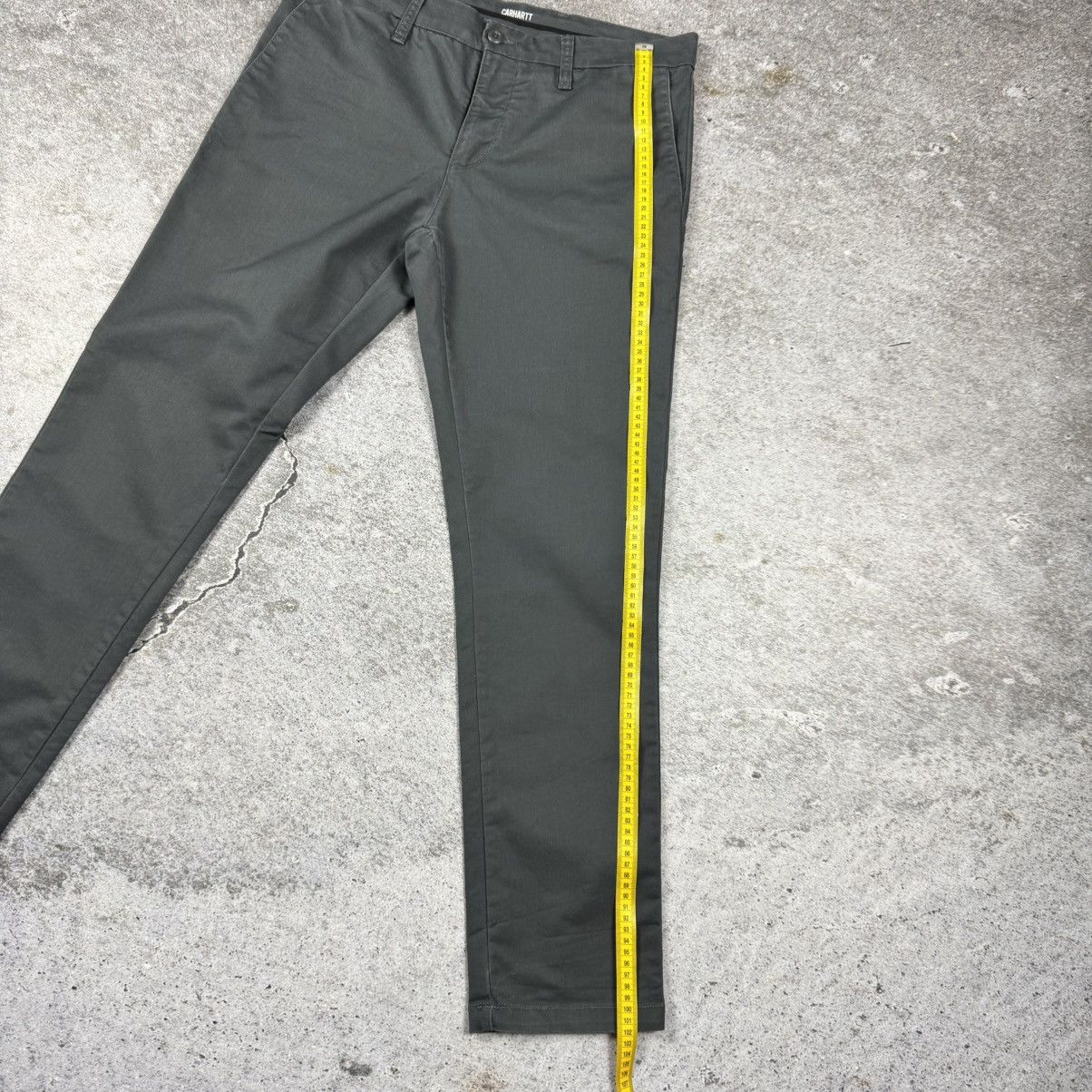Carhartt Carhartt WIP Sid Pant - Dark Grey/Black Smoke - Size W33/L32 Size US 33 - 8 Thumbnail