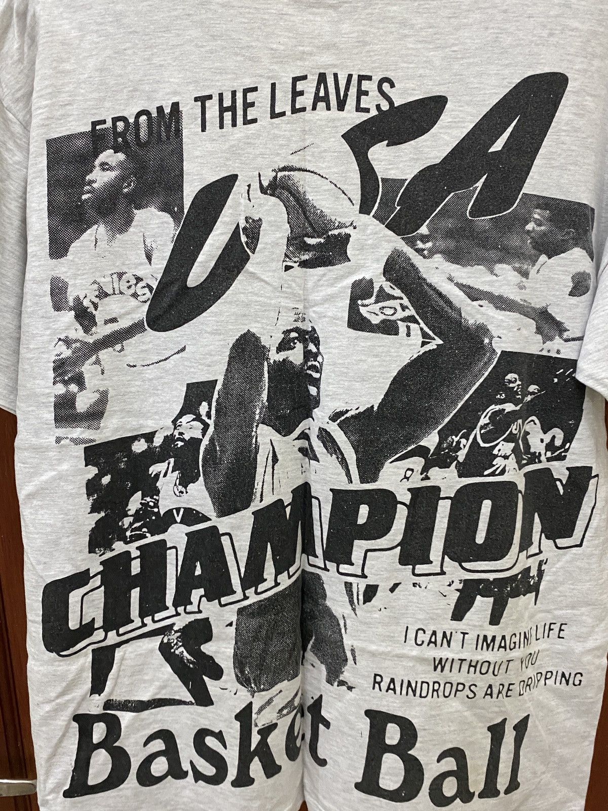 NBA Vintage Tee From The Leaves USA Basketball Champion Size US XL / EU 56 / 4 - 4 Thumbnail