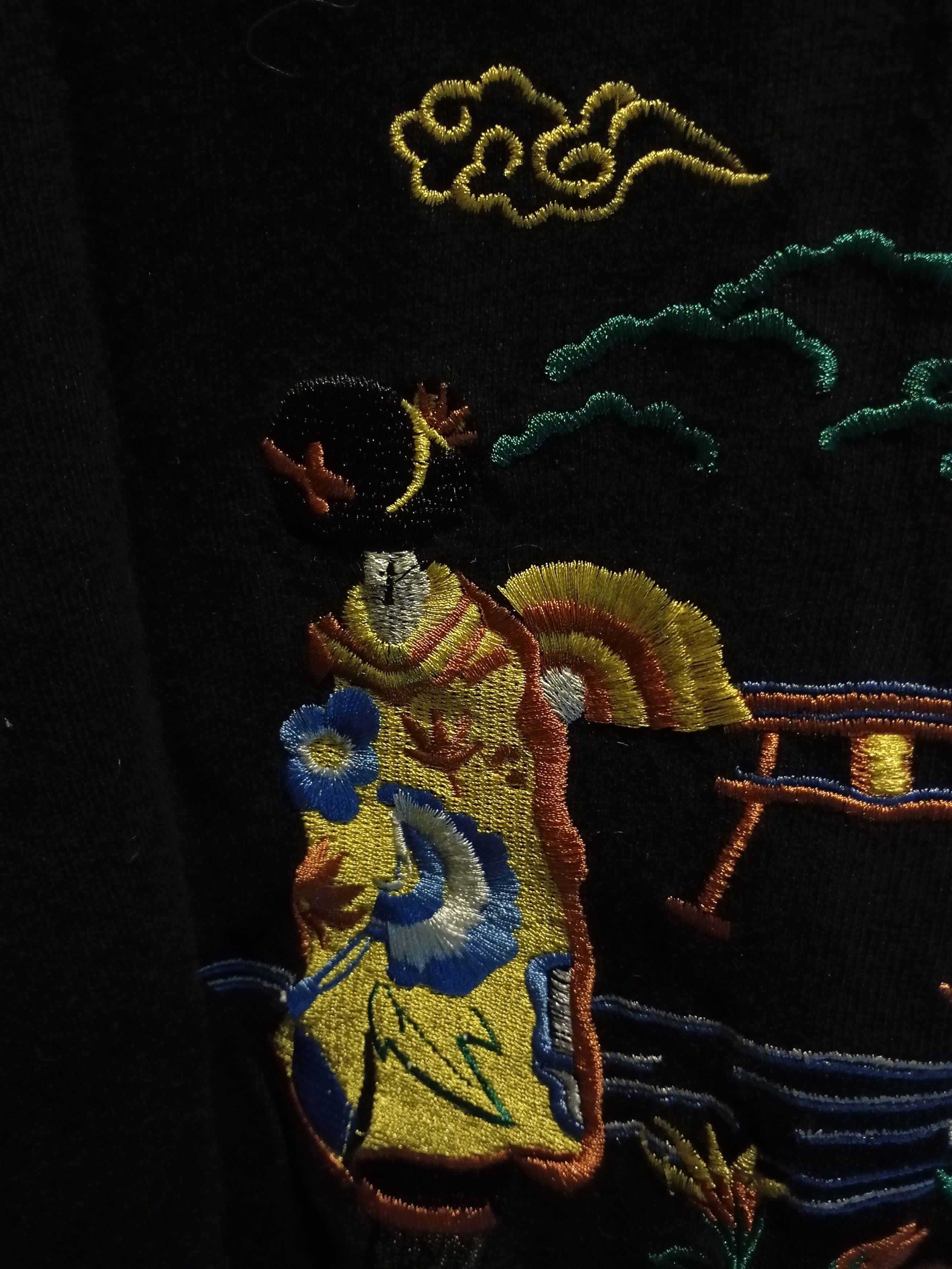 Japanese Brand Embroidered Sweatshirts Sukajan Jacket Size US L / EU 52-54 / 3 - 4 Thumbnail