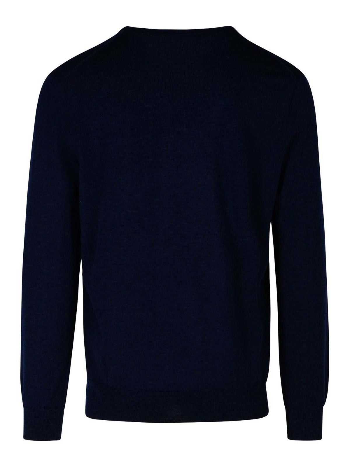 Polo Ralph Lauren o1s22i1n0125 Crewneck Sweater in Blue Size US M / EU 48-50 / 2 - 2 Thumbnail