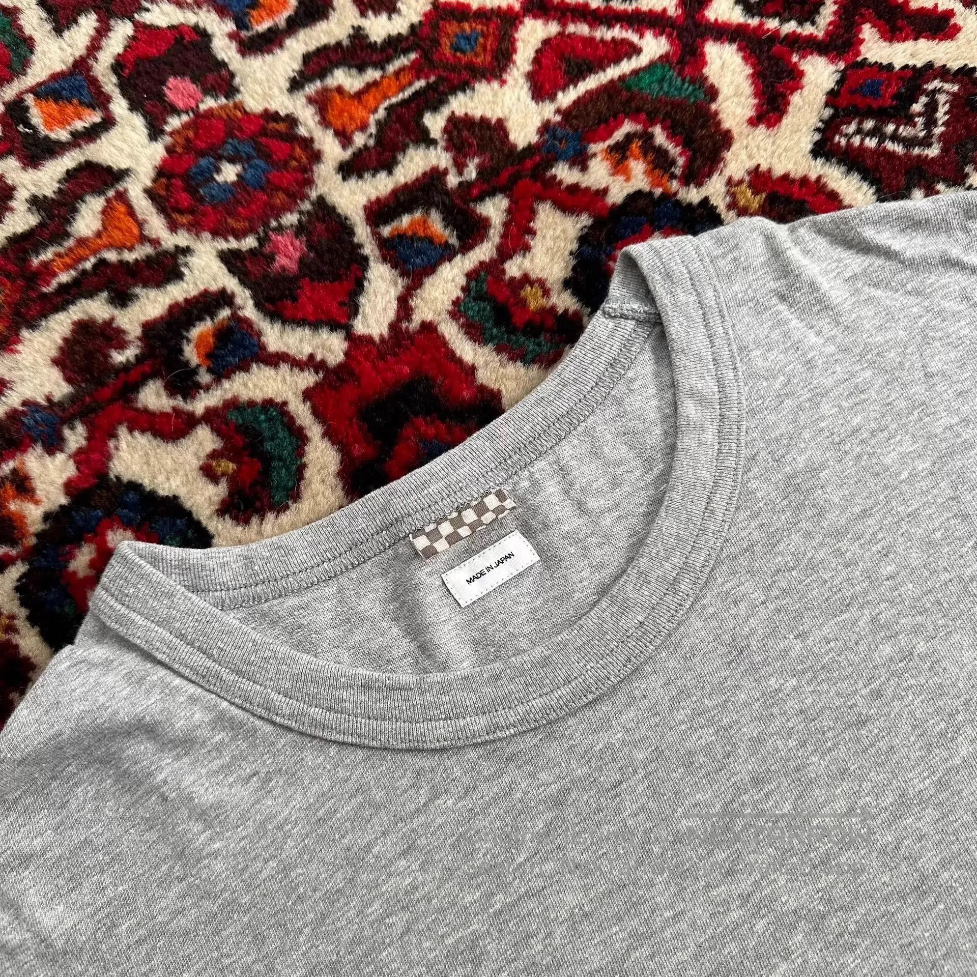Visvim Gray Short Sleeve T-Shirt with Chest Pocket. Size US XXL / EU 58 / 5 - 3 Thumbnail