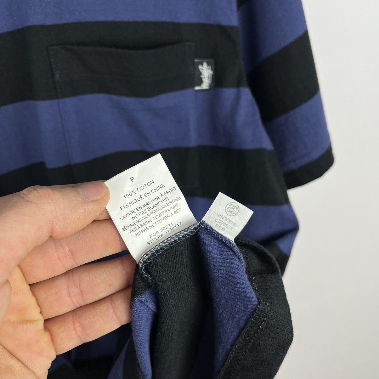Stussy Vintage Stussy y2k pocket tee 90’s Size US M / EU 48-50 / 2 - 8 Thumbnail