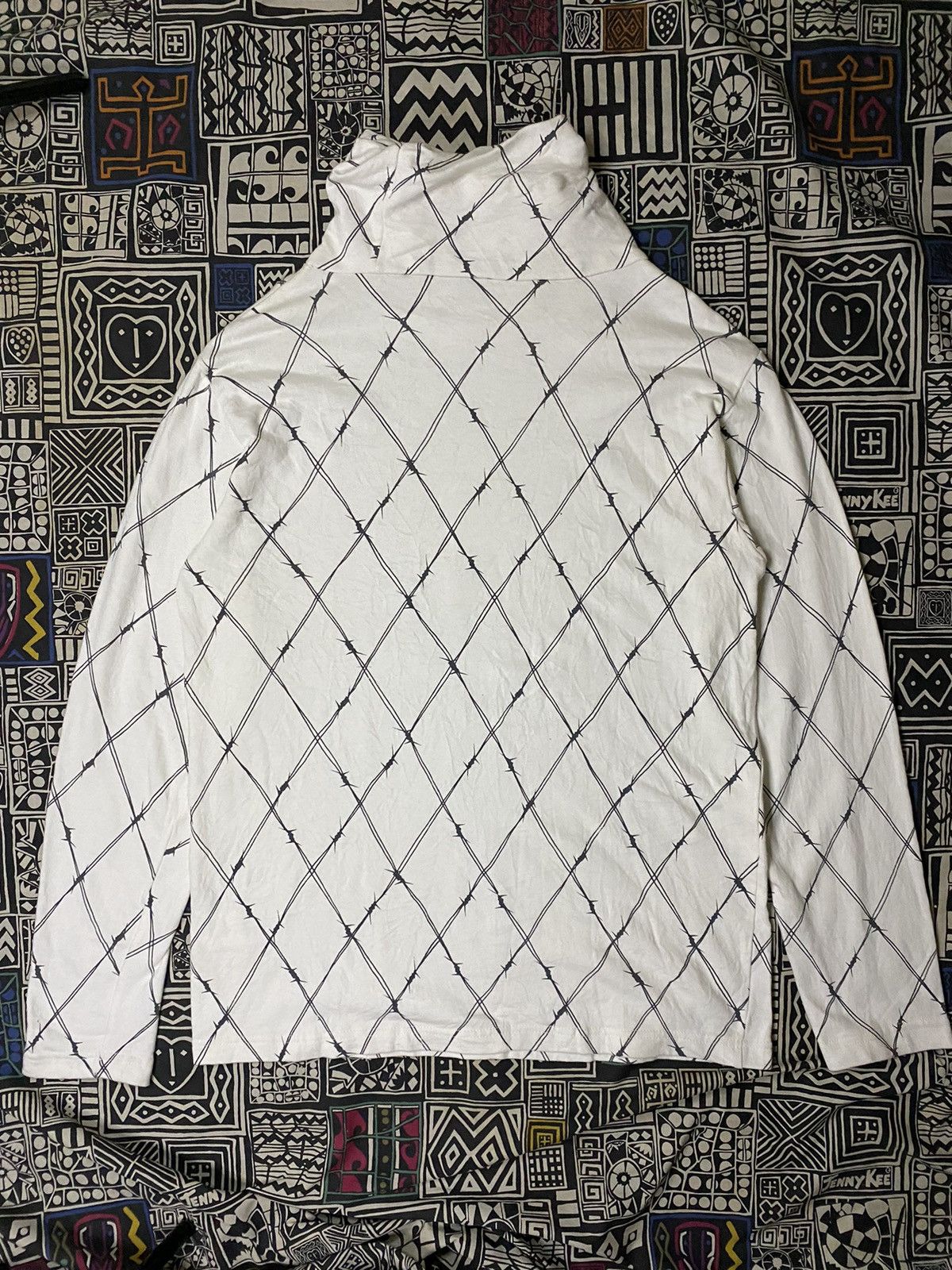 If Six Was Nine × Japanese Brand × Le Grande Bleu (L.G.B.) barbed wire kneck Longsleeve Size US L / EU 52-54 / 3 - 8 Thumbnail