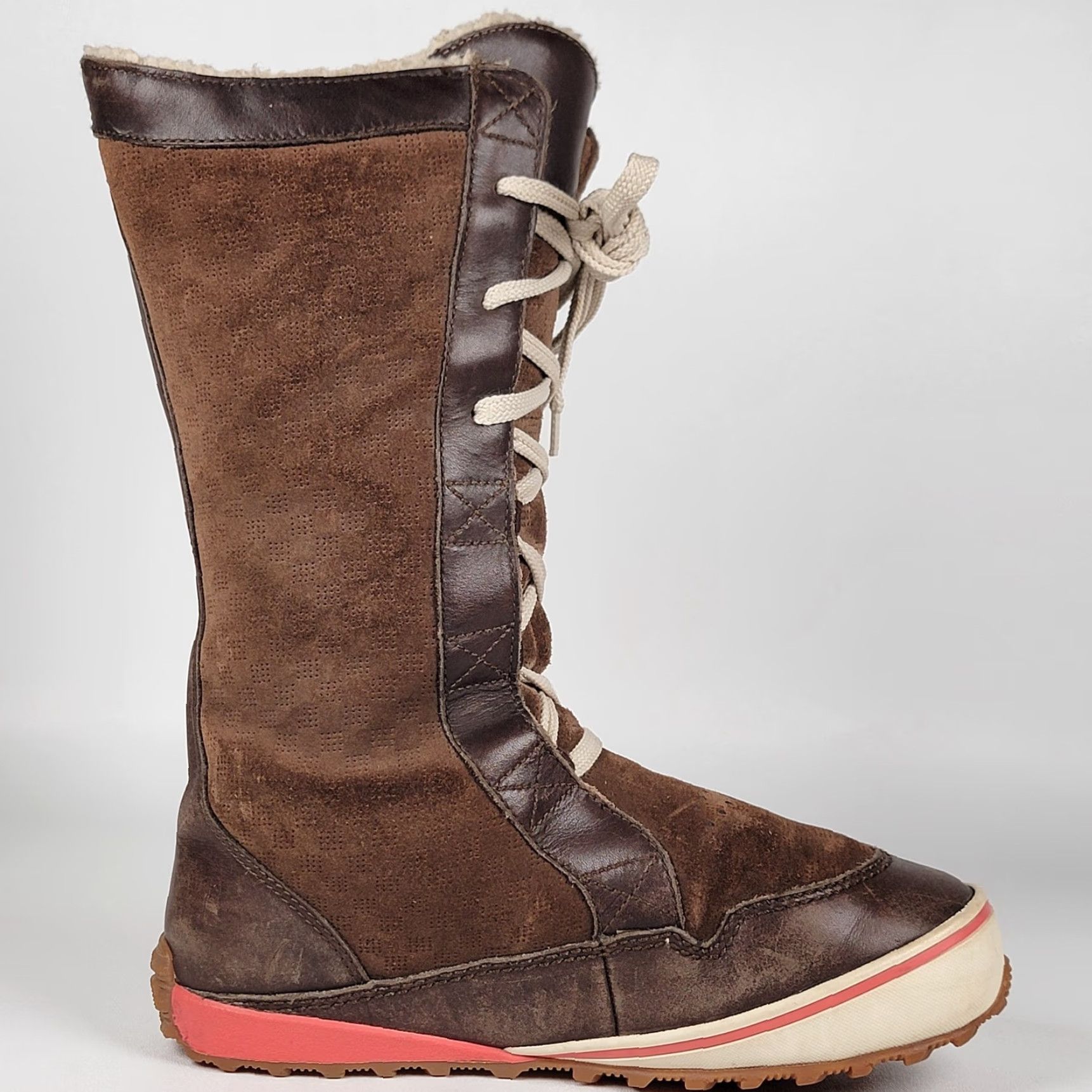 SOREL Sorel Mackenzie Boots Womens Size 8.5 Brown Waterproof Lace Up Tall Size US 7 / IT 37 - 5 Thumbnail