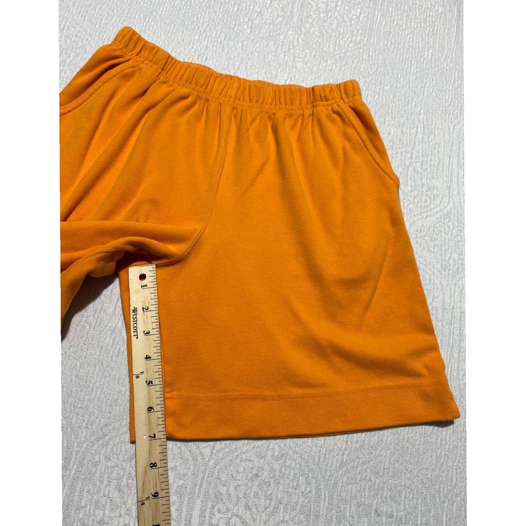 Vintage White Stag Womens Shorts Orange Competitive Terry Cloth Casual Medium Size 32" / US 10 / IT 46 - 7 Thumbnail
