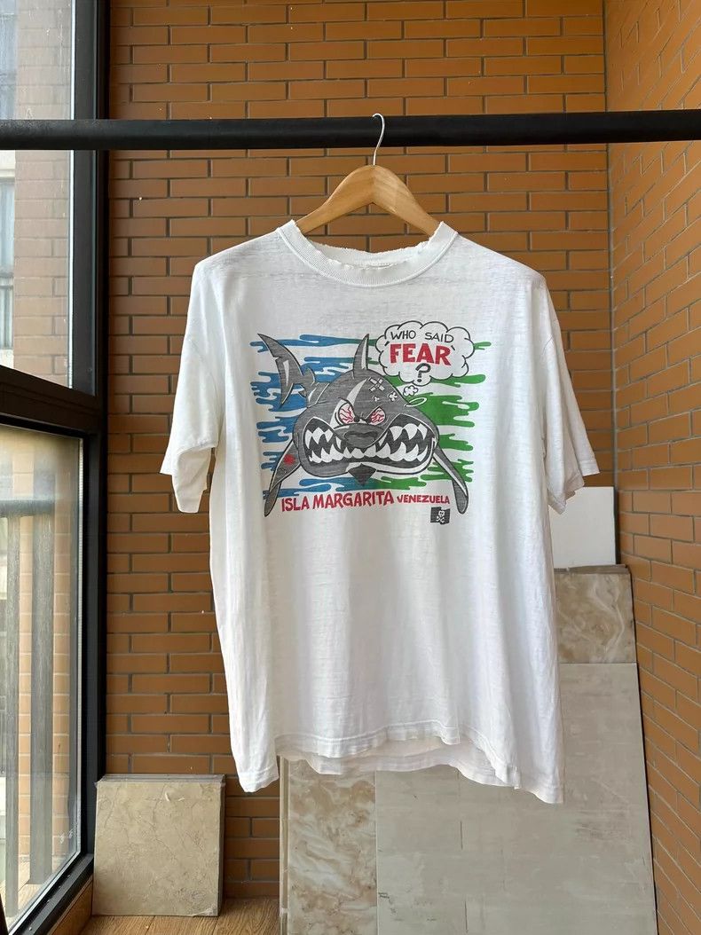 Vintage Vintage Tee 90s Who said fear 2505-Nextarrow Size US L / EU 52-54 / 3 - 1 Thumbnail