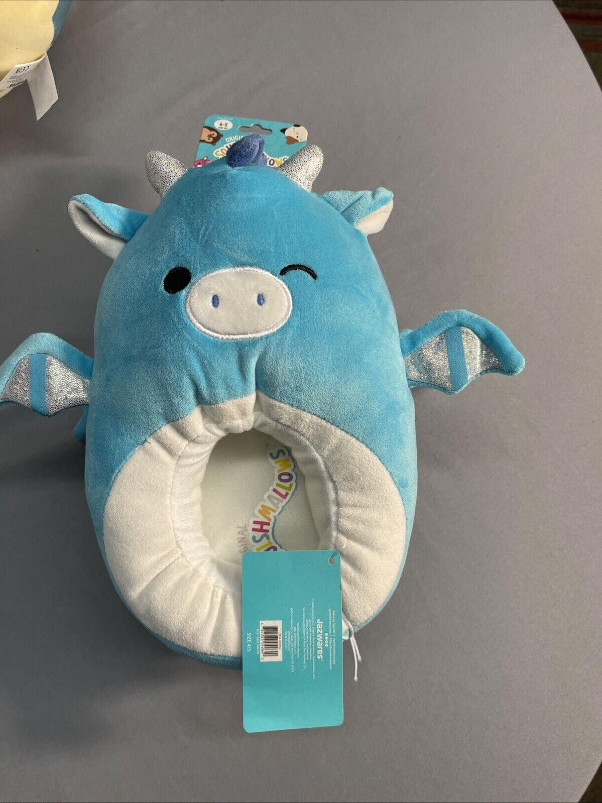 Designer Squishmallow Kids House Shoes Size 4/5 TATIANA THE DRAGON Size US 5 / IT 35 - 1 Thumbnail