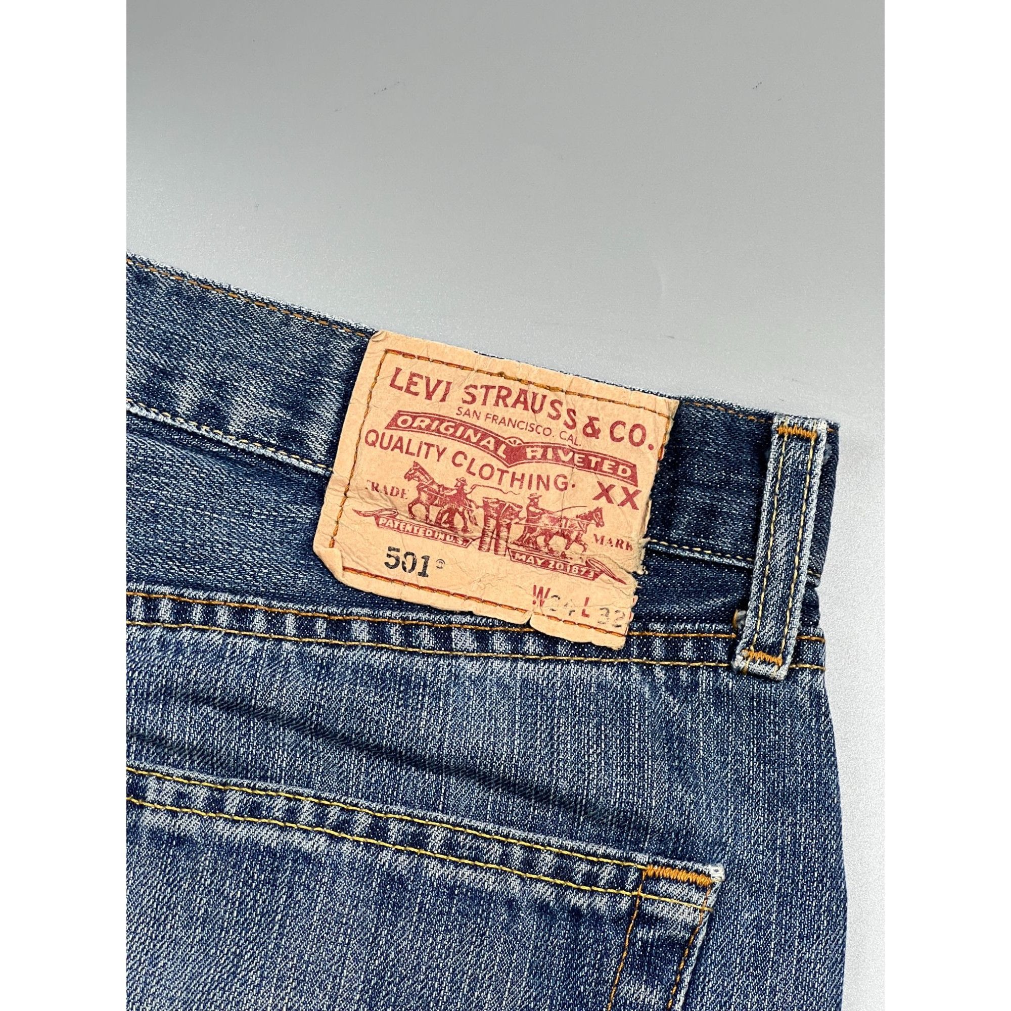 Levi's Levi’s 501 Distressed Denim Jeans Pants (Y0905) Size US 34 / EU 50 - 13 Thumbnail