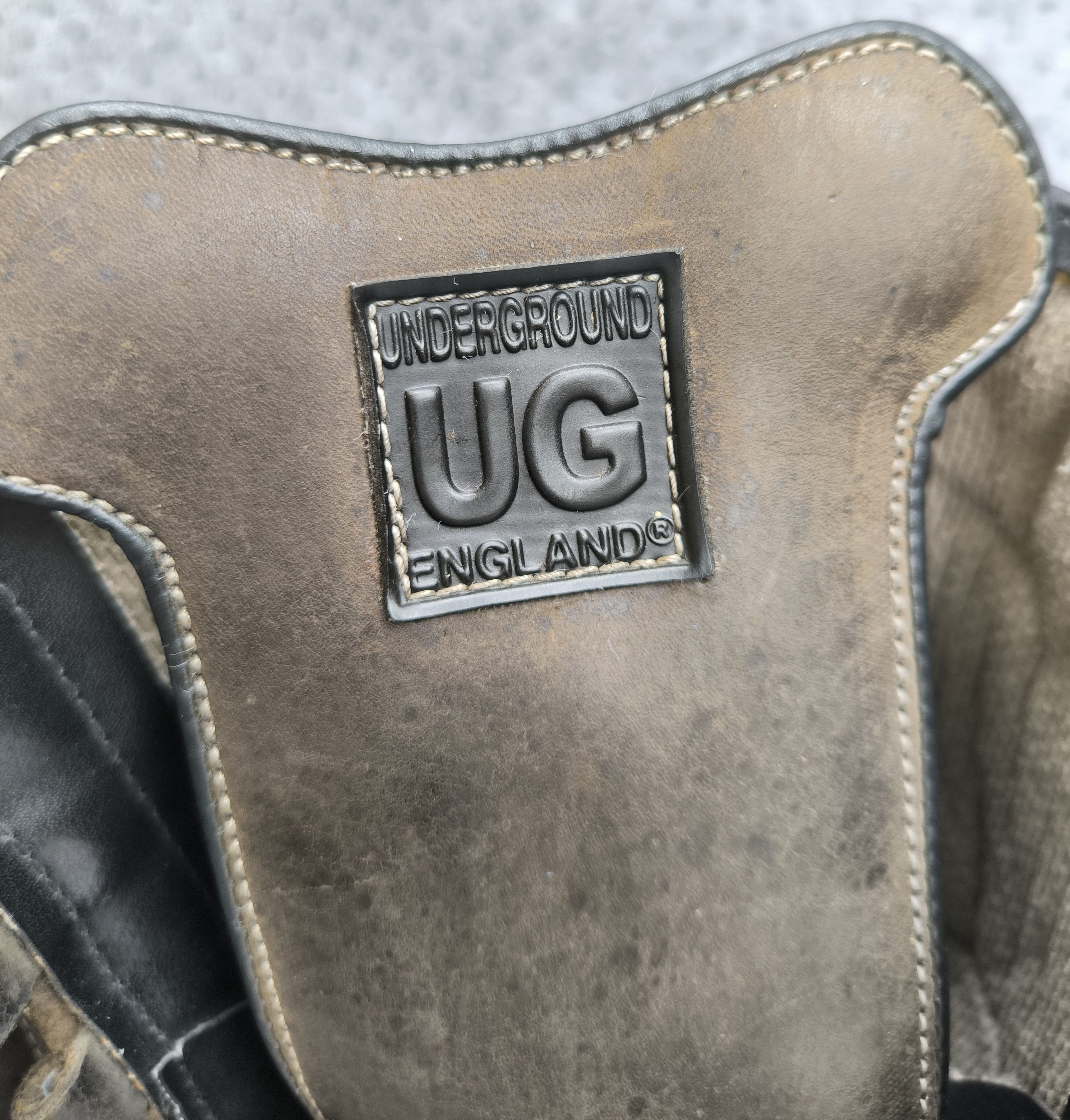 Vintage Vtg UNDERGROUND England steel toe high boot Size US 10 / EU 43 - 8 Thumbnail