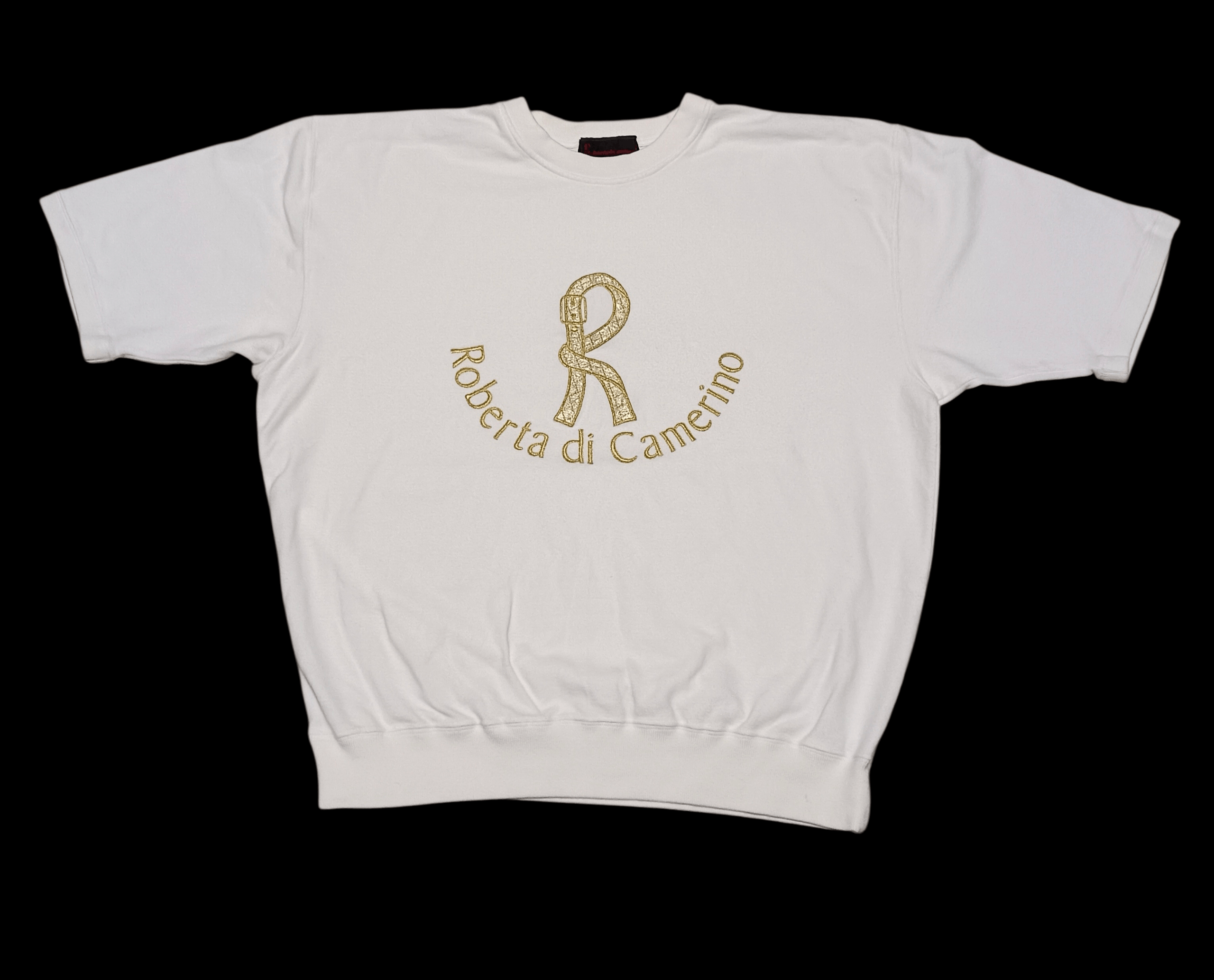 Roberta di Camerino Roberta Di Camerino Short Sleeve Sweatshirt Size US L / EU 52-54 / 3 - 1 Thumbnail