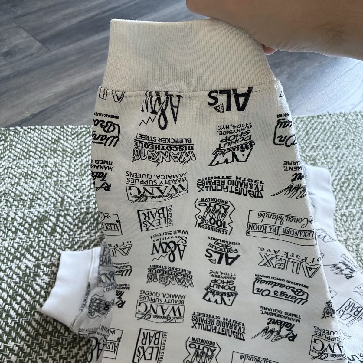 Alexander Wang Alexander Wang Made in China Sticker All Over Print Hoodie Size US XL / EU 56 / 4 - 10 Thumbnail