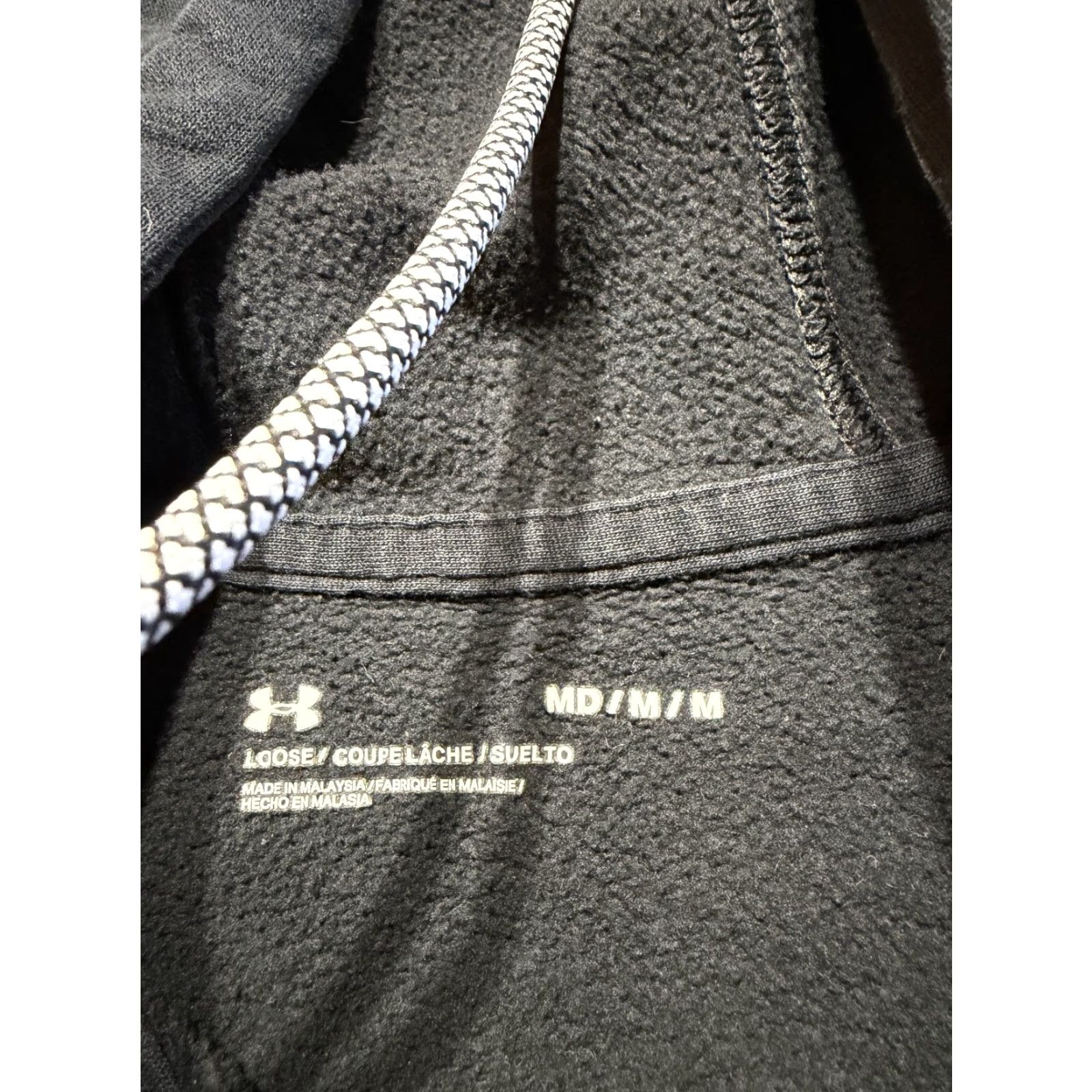 Under Armour Under Armour Hoodie Pullover Womens M Black Logo Activewear Sports Hooded Pullover Womens Middle? Size M / US 6-8 / IT 42-44 - 5 Thumbnail