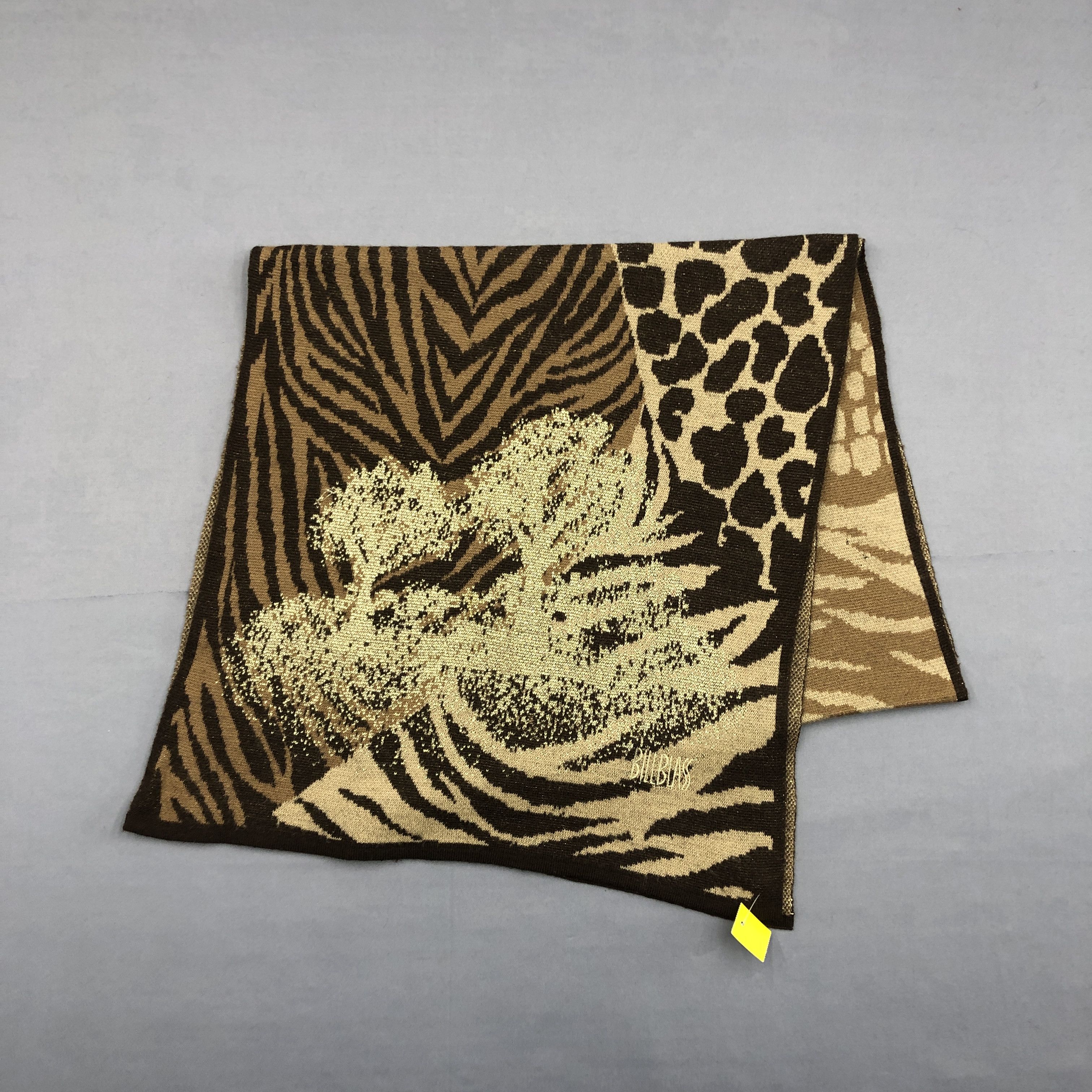 Bill Blass Vintage Bill Blass Scarf Leopard Wool Winter Neck Scarves Size ONE SIZE - 3 Thumbnail