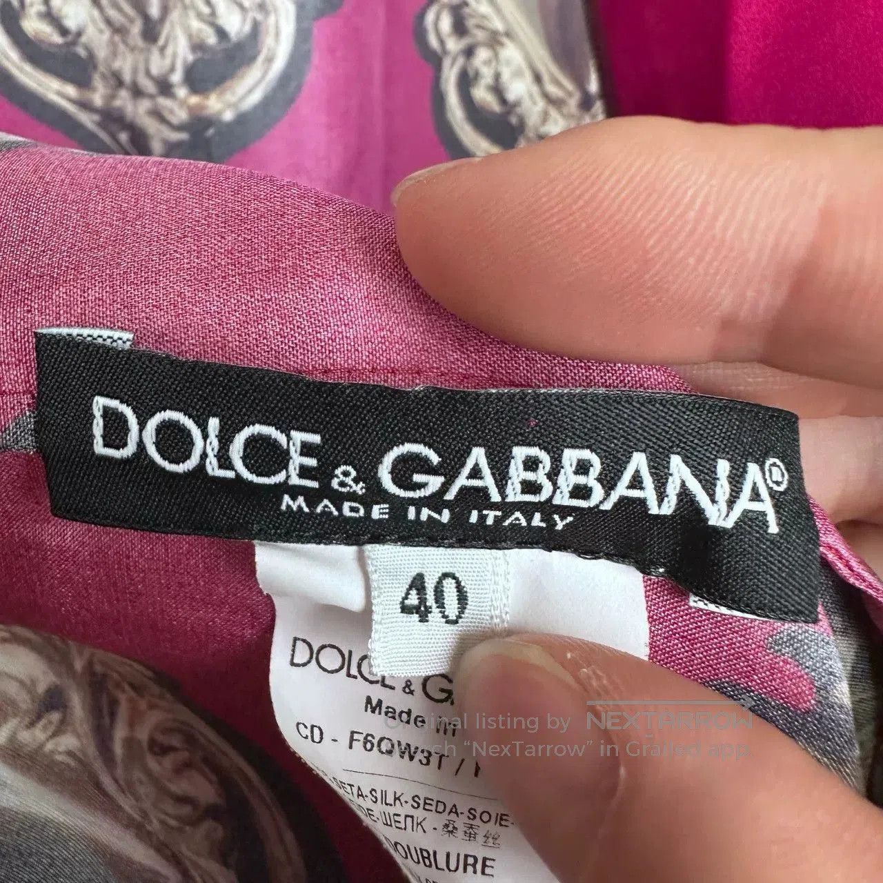 Dolce & Gabbana Dolce & Gabbana Runway Red Sacred Heart Dress. Size S / US 4 / IT 40 - 5 Thumbnail