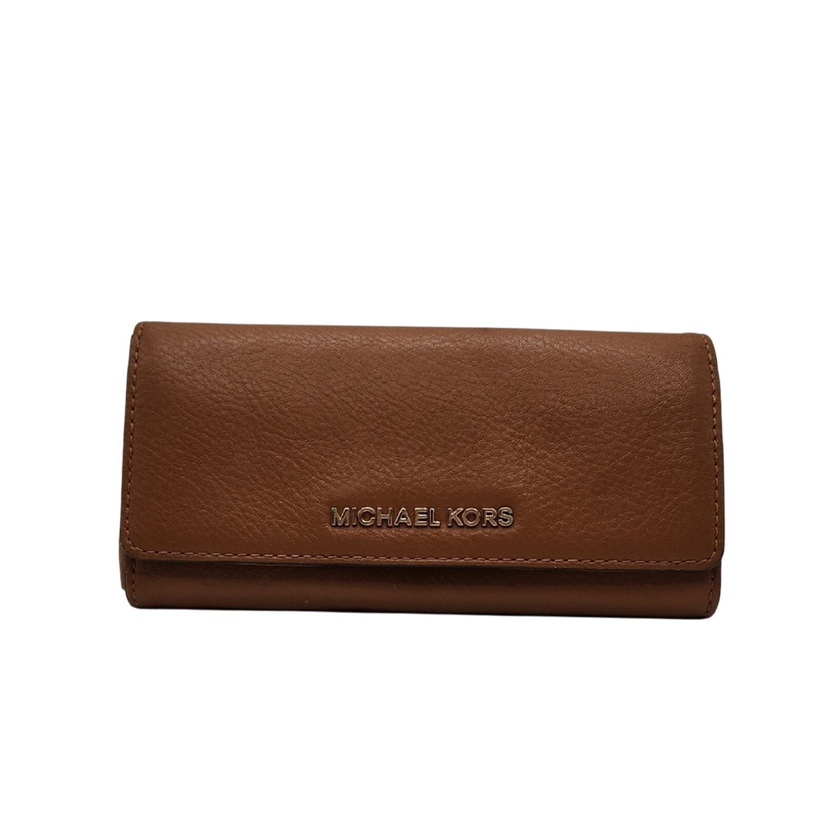 Michael Kors Michael Kors Brown Flat Slim Continental Wallet Size ONE SIZE - 1 Thumbnail