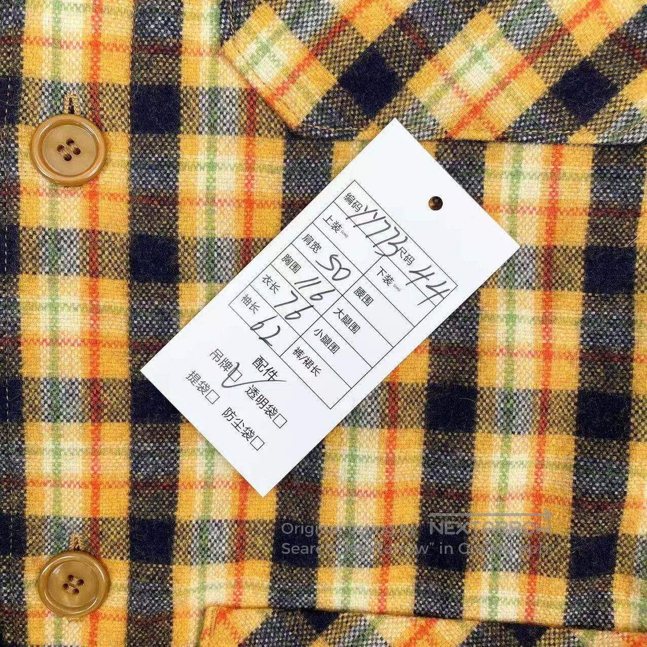 Gucci Guicci Sleeve logo check wool jacket| Size M / US 6-8 / IT 42-44 - 6 Thumbnail