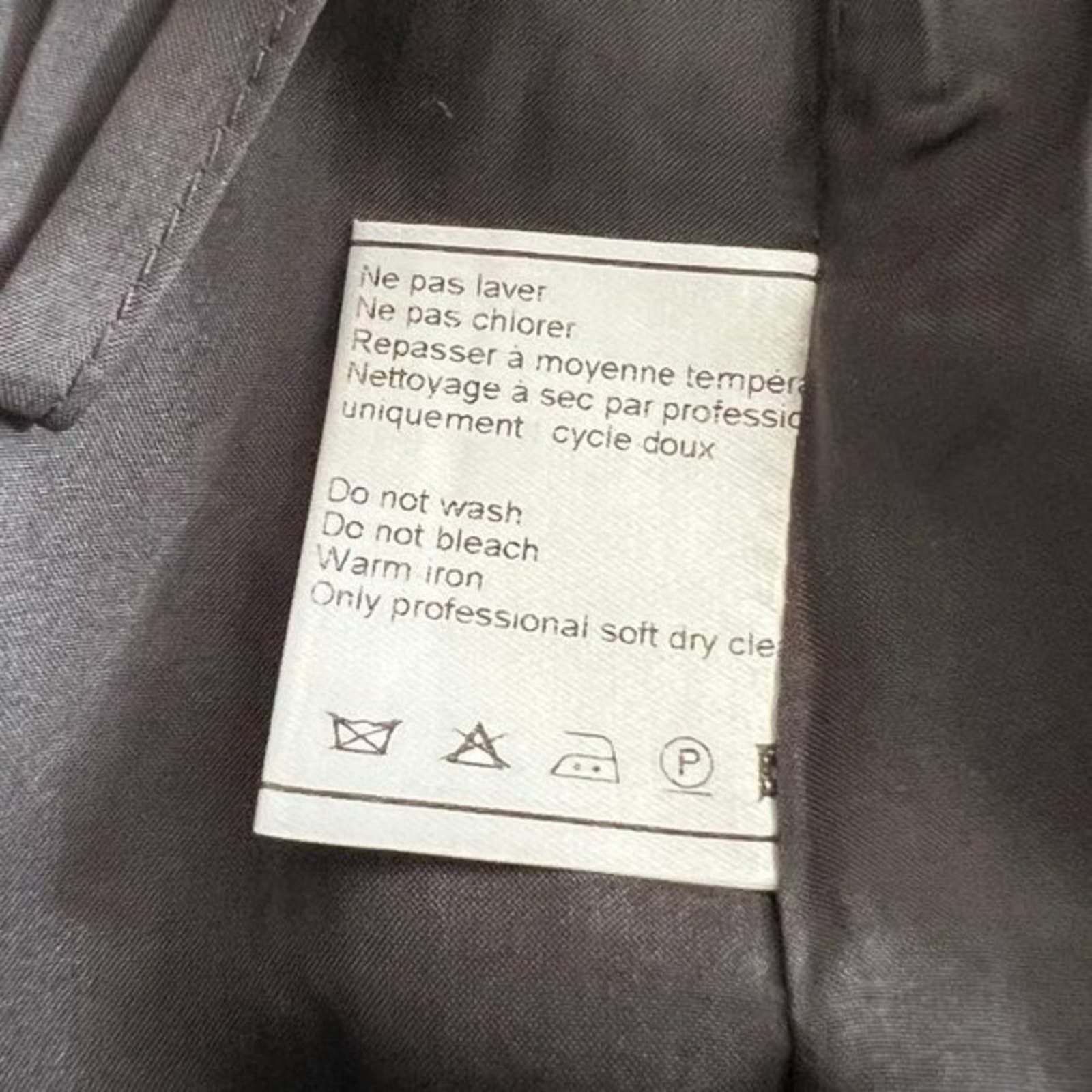 Chanel CHANEL Grey Vintage Knee-Length Skirt, M/US8/FR40 Size 30" / US 8 / IT 44 - 6 Thumbnail