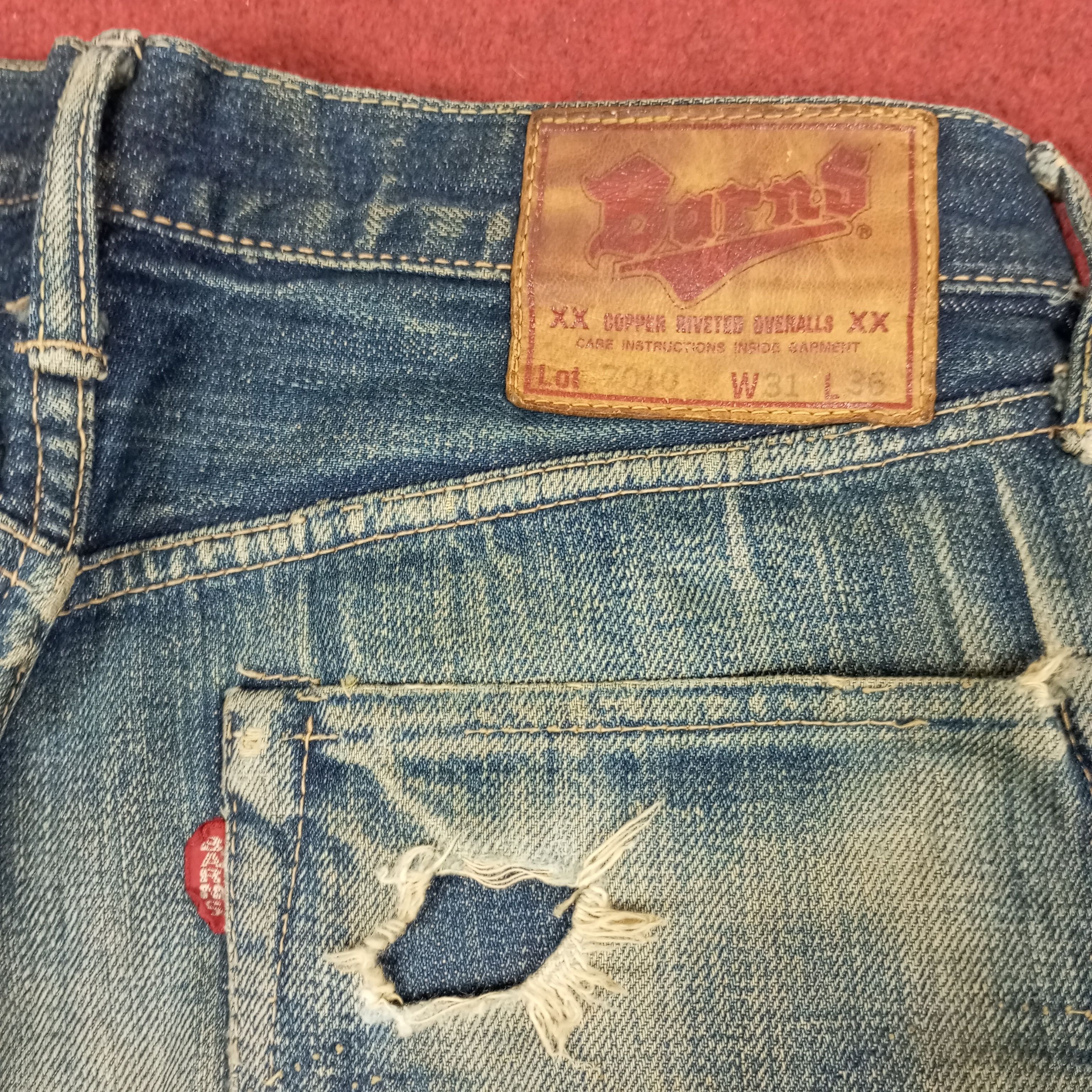 Japanese Brand × Vintage Brans Distressed Jeans Size US 28 / EU 44 - 10 Thumbnail