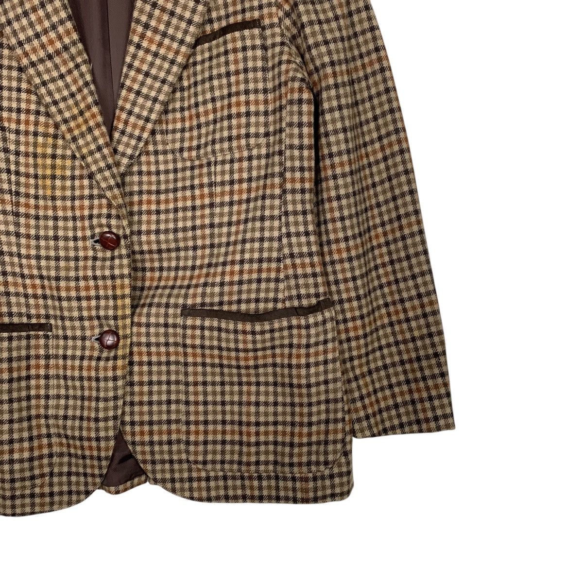 Burberry Burberry Checkered Wool Jacket Size S / US 4 / IT 40 - 4 Thumbnail
