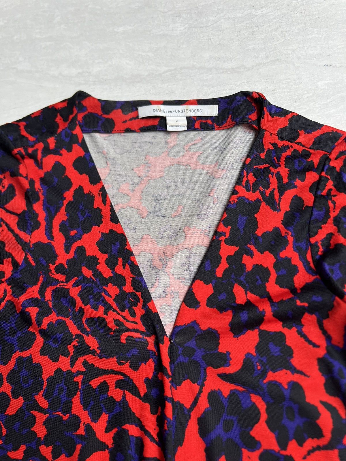 Diane von Furstenberg Diane Von Furstenberg Flower Motive Dress/Cardigan Size XS / US 0-2 / IT 36-38 - 9 Thumbnail