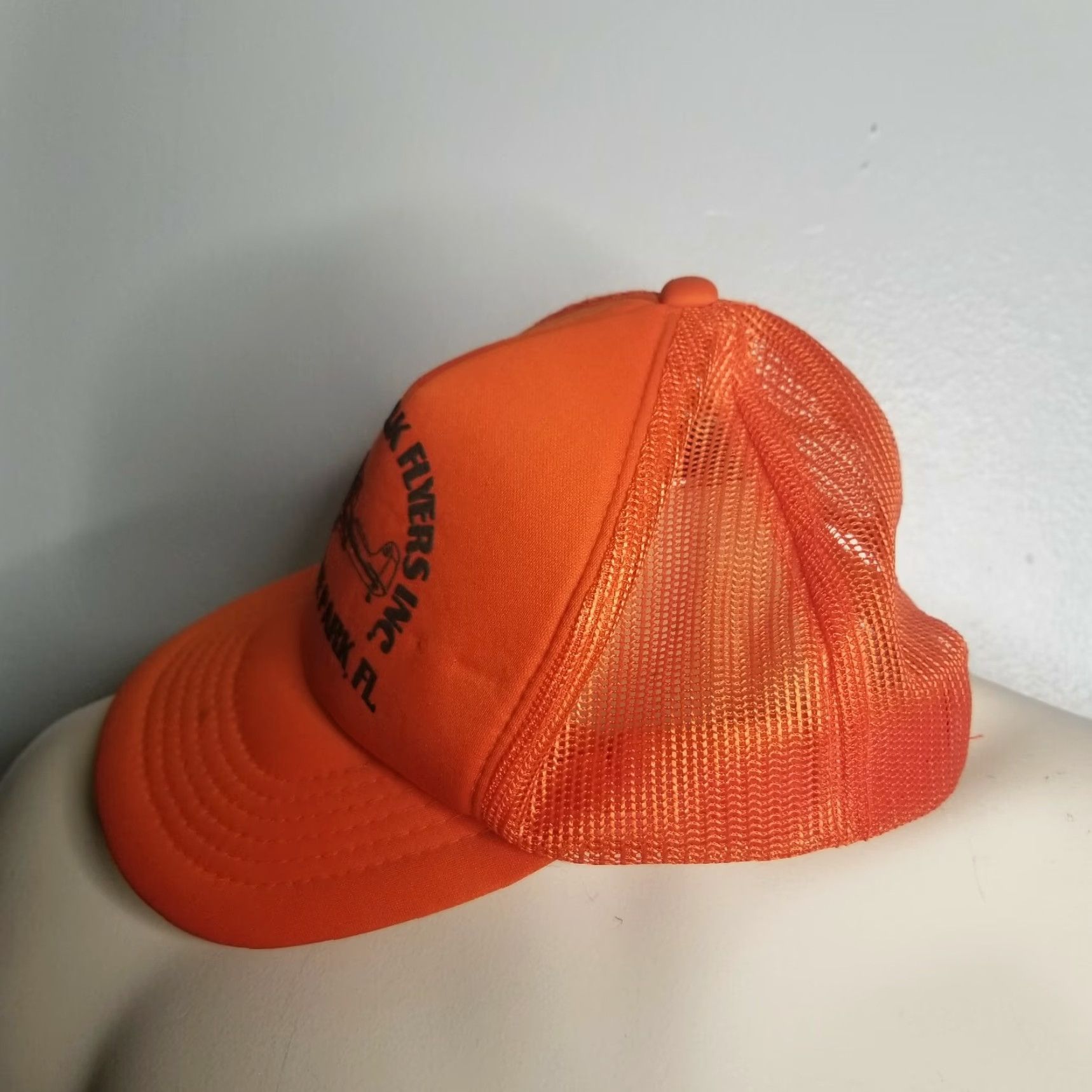 Vintage VINTAGE YA Headwear Lucerne Park Flyers Hat OSFA Trucker Snapback Cap Orange Men Adjustable Cap 90s (if applicable) Size US M / EU 48-50 / 2 - 2 Thumbnail
