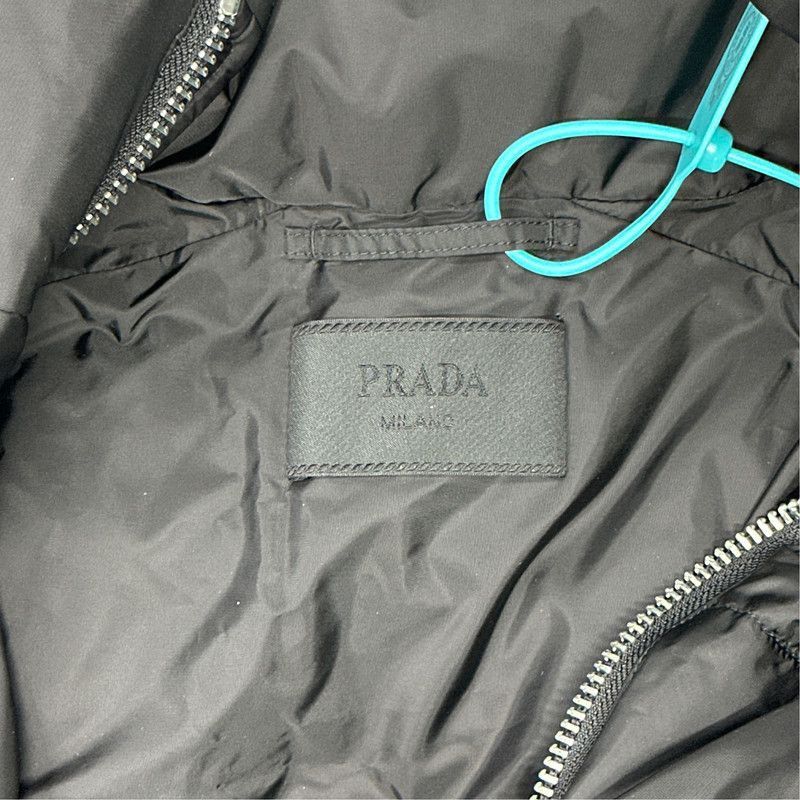 Prada PRADA Black Lightweight ZipUp Jacket-2506 Size US XXL / EU 58 / 5 - 4 Thumbnail