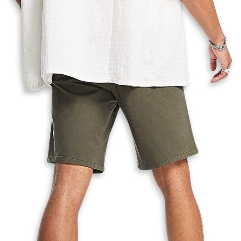 Asos ASOS Chino Shorts Pocket Relaxed Fit Dark Green Mens 30 NWOT Size US 30 / EU 46 - 5 Thumbnail
