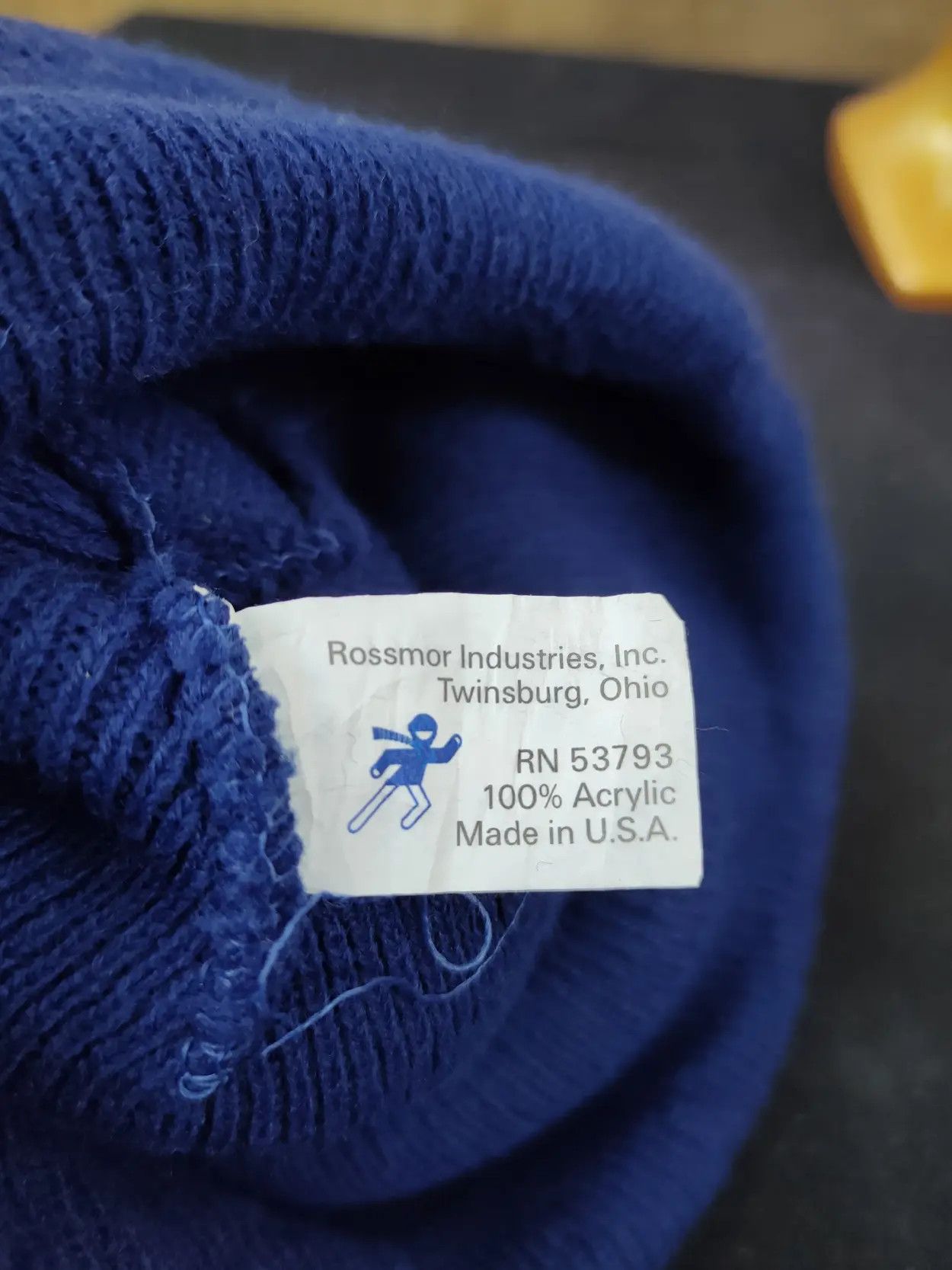 Vintage Rossmor Star blue beaie vintage hat snow cap Size ONE SIZE - 5 Thumbnail