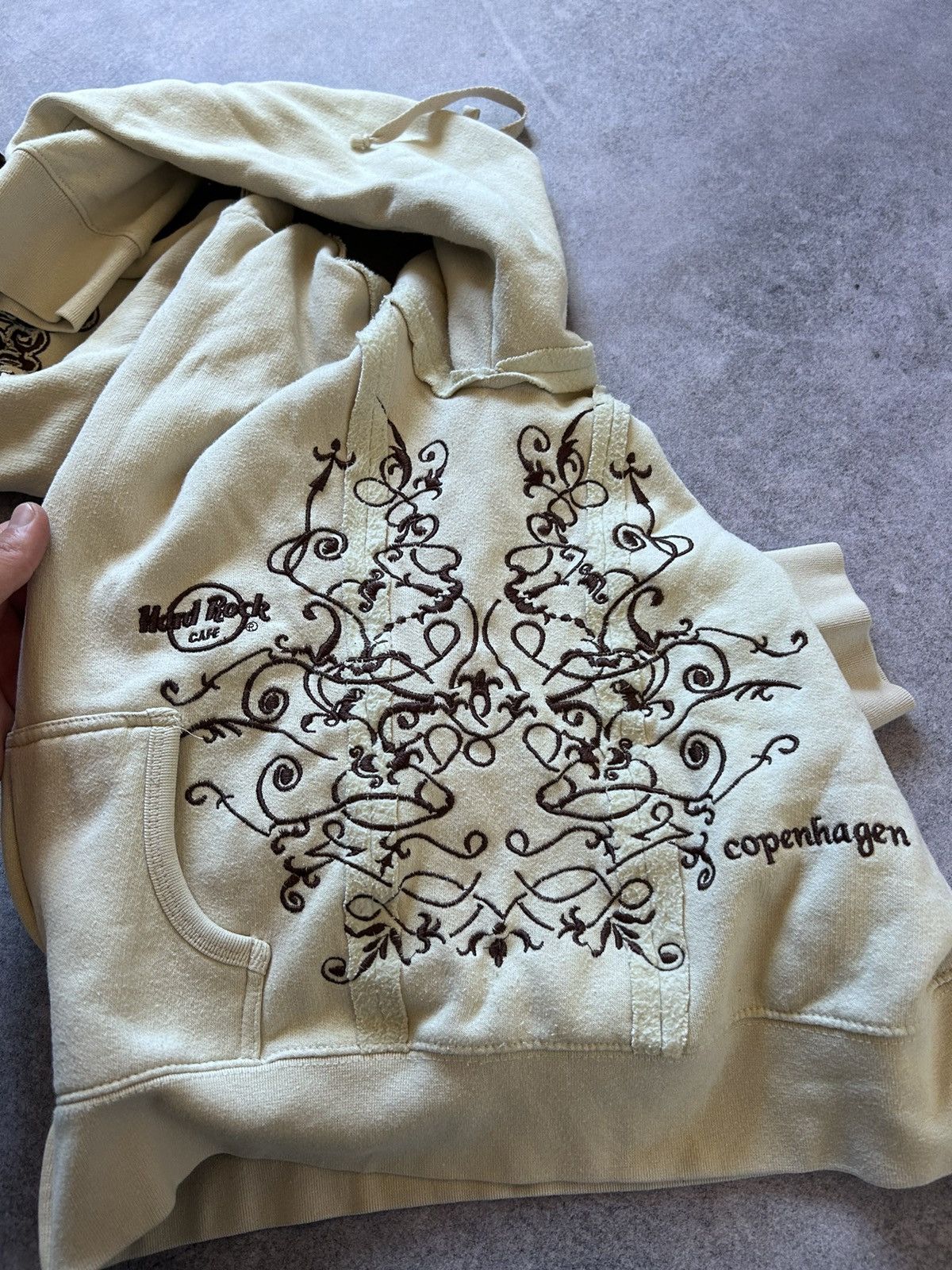 Hard Rock Cafe × Japanese Brand × Vintage Vintage Hard Rock Y2k big logo zip-hoodies rare Size L / US 10 / IT 46 - 5 Thumbnail