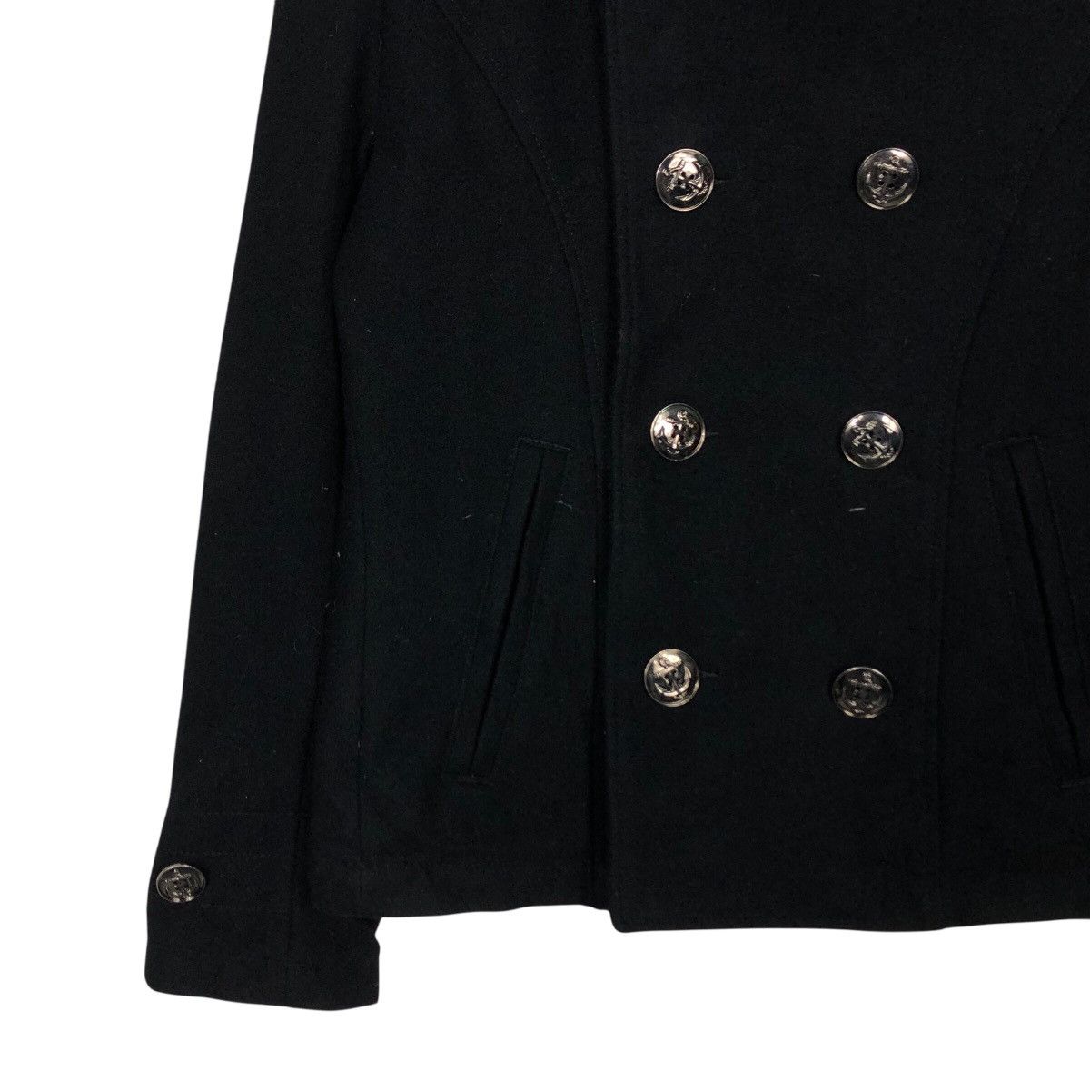 PPFM 📌Rich Black Vintage Wool Chore Jacket PPFM Issey Miyake Size US M / EU 48-50 / 2 - 5 Thumbnail
