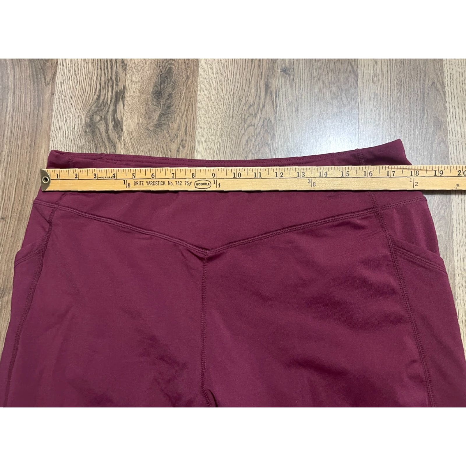 Vintage Baleaf Pants Men's 3XL Red Fleece Lined Leggings Pull On Shirt/Joggers? Size 40" / US 18 - 5 Thumbnail