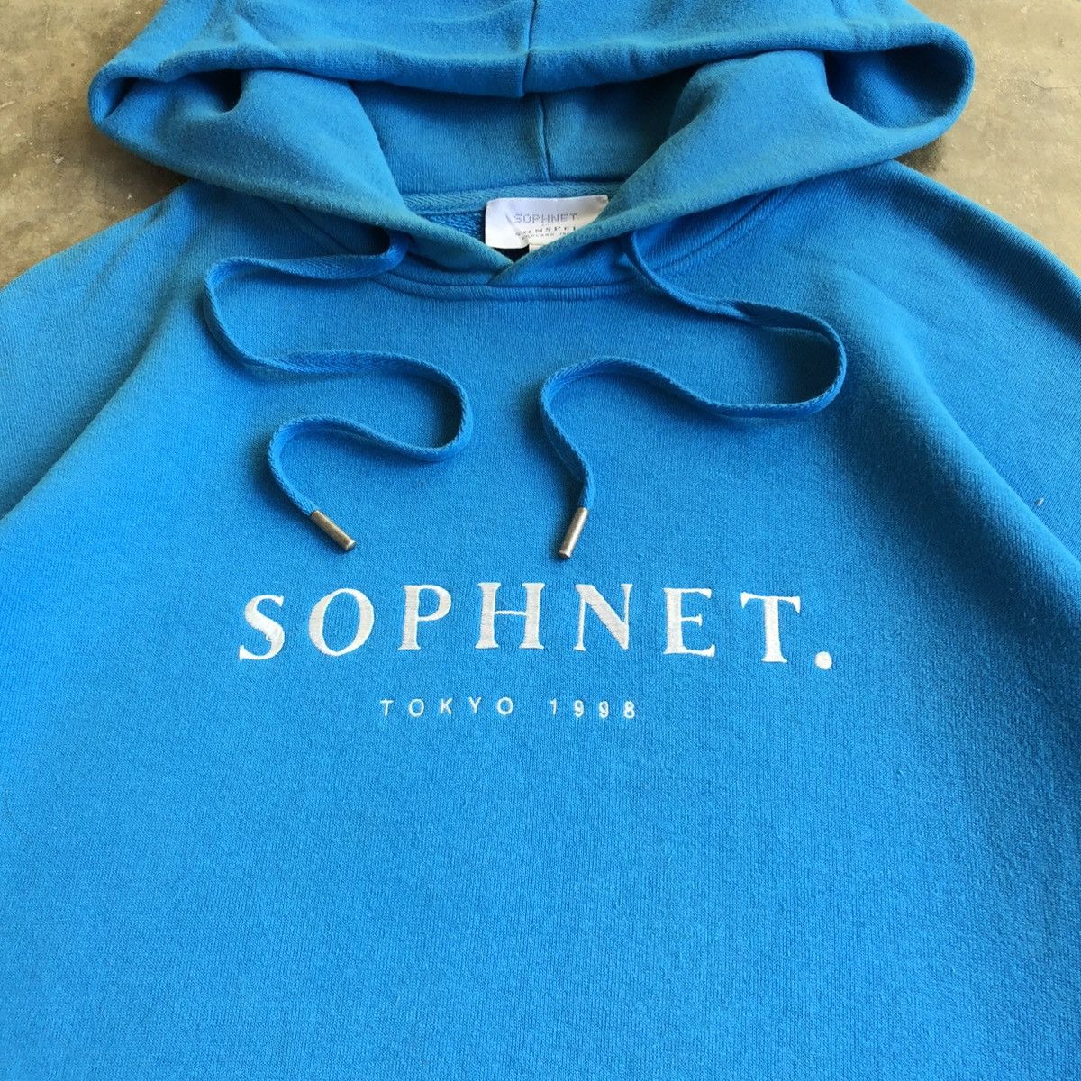Sophnet. 🇯🇵 2000s Sophnet. Sunspel Embroidery Font Hoodie Blue Size US XL / EU 56 / 4 - 4 Thumbnail