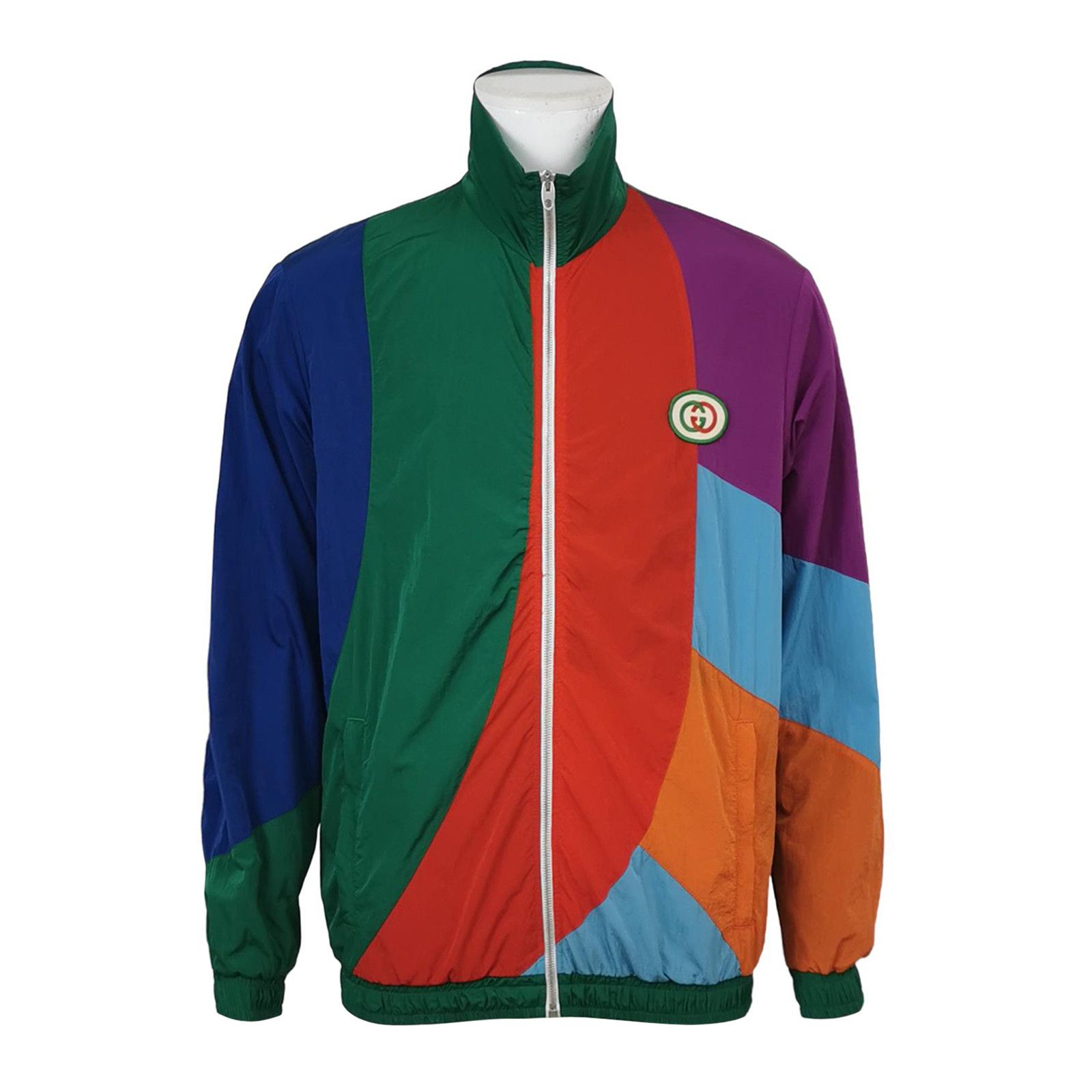 Gucci Gucci Colorblock Zip-Up Jacket Size S Size US S / EU 44-46 / 1 - 1 Thumbnail
