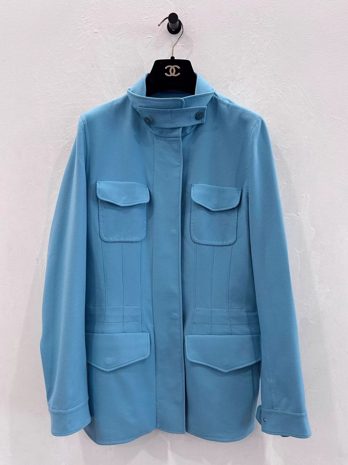 Loro Piana Loro Piana Traveller 4-Pocket Wool Jkt Wmn's Blue 38 New Size XS / US 0-2 / IT 36-38 - 1 Thumbnail