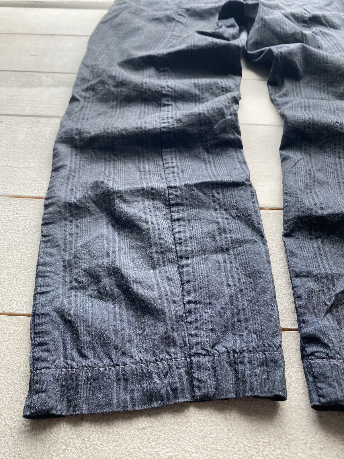 Annette Gortz × Vintage Gothic Annette Gortz Dark Blue Avant Garde Pants 29 rundholz Size 29" - 15 Thumbnail
