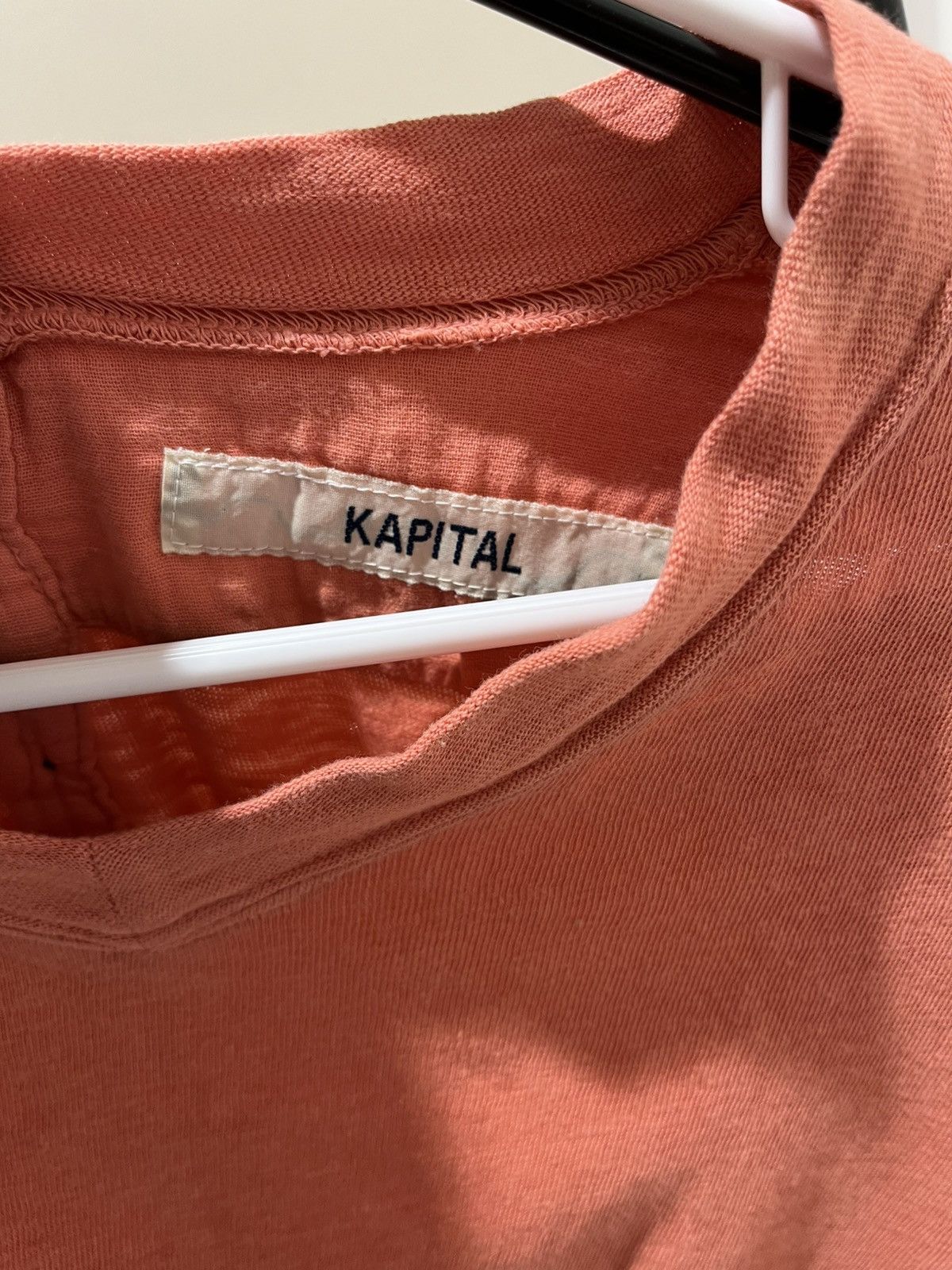 Kapital KAPITAL reverse Henley v neck Size US M / EU 48-50 / 2 - 4 Thumbnail