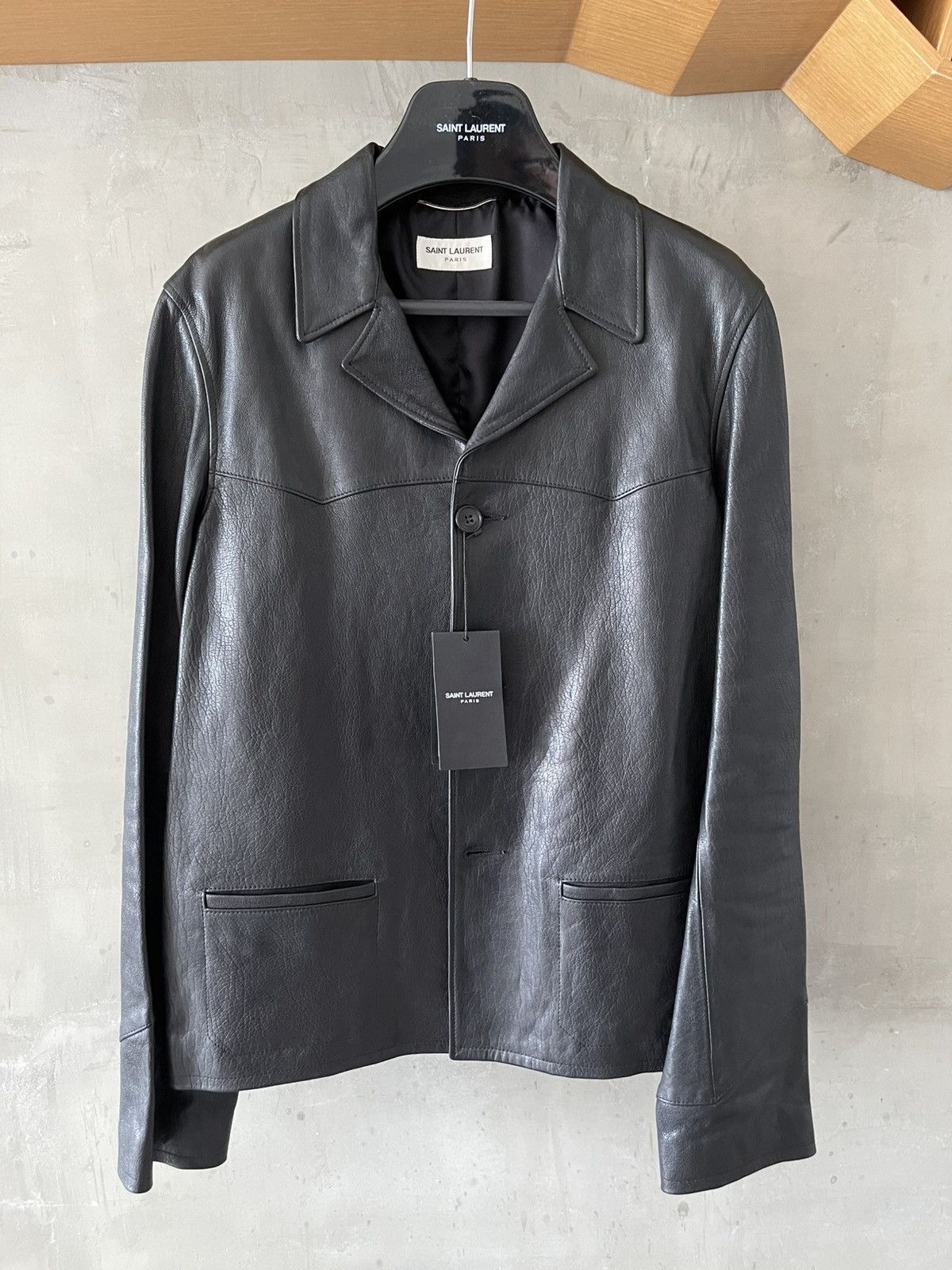 Saint Laurent Paris Saint Laurent Paris FW2013 western leather jacket Size US M / EU 48-50 / 2 - 1 Thumbnail