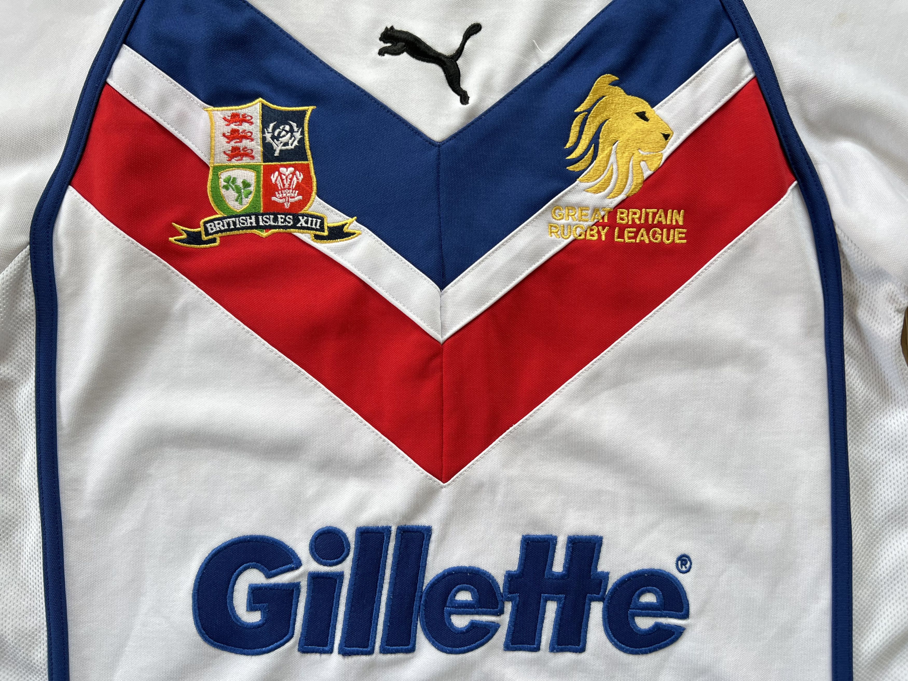 Puma Puma Great Britain Rugby League British Isles Jersey 2007 Size US L / EU 52-54 / 3 - 4 Thumbnail