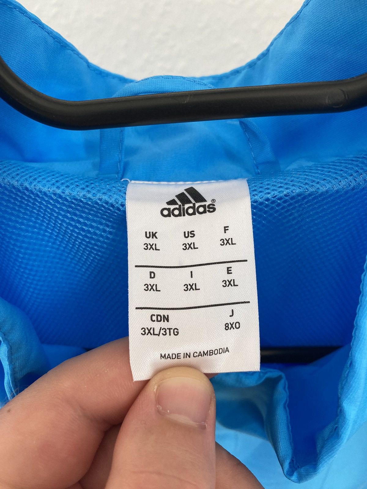 Adidas 3XL Olympique Marseille 2015 2016 Football Jacket PSG Roma Size US XXL / EU 58 / 5 - 6 Thumbnail