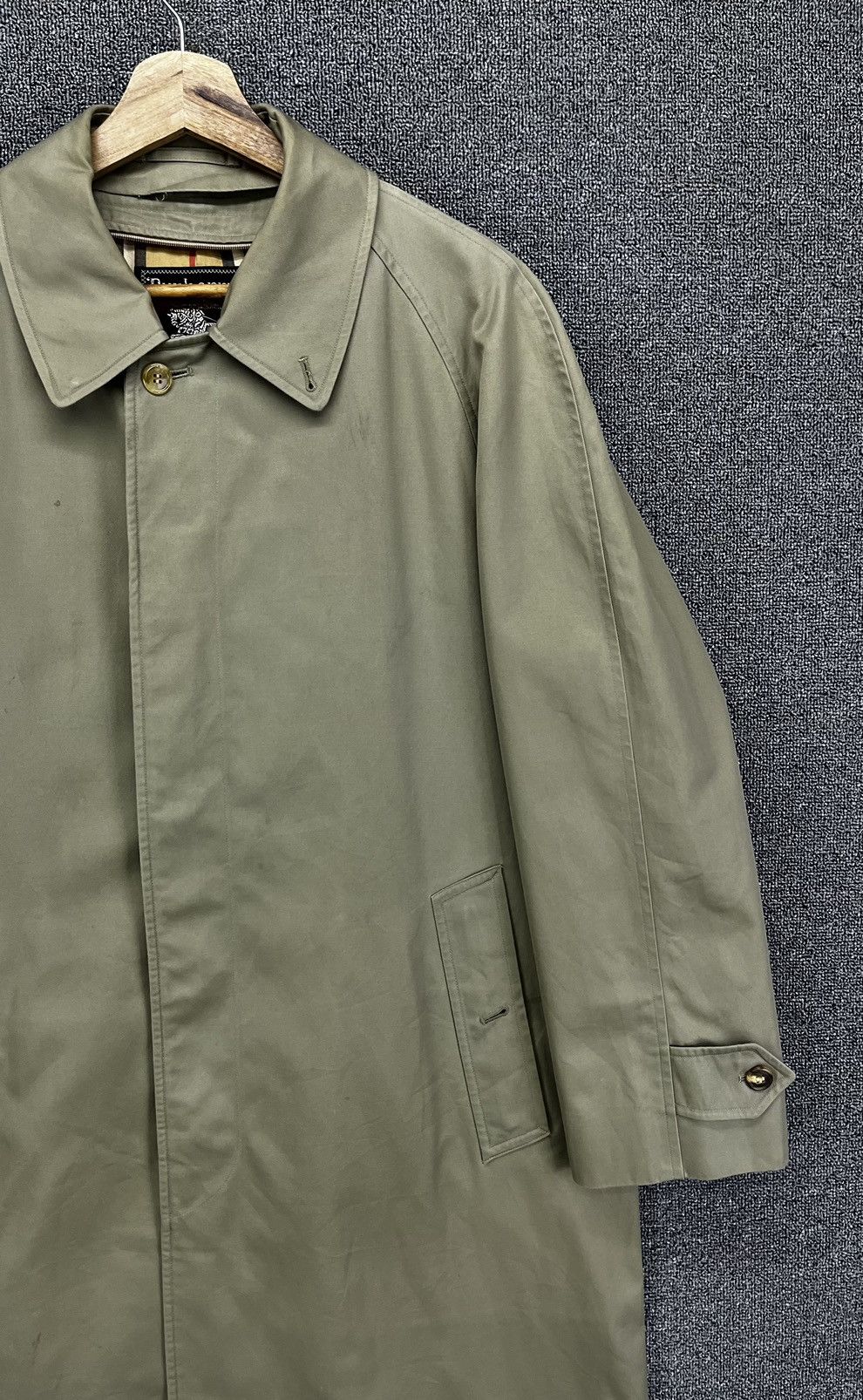 Burberry Vintage Burberry Nova Check Trench Coat Long Jacket Size US L / EU 52-54 / 3 - 4 Thumbnail