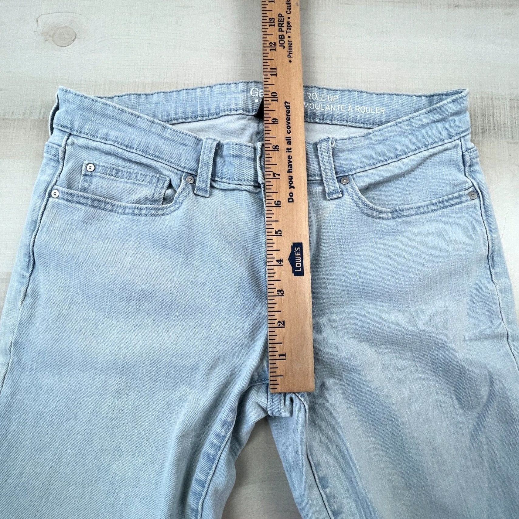 Gap Gap Womens Skinny Jeans 6 Blue Low Rise Stretch Size 28" / US 6 / IT 42 - 6 Thumbnail