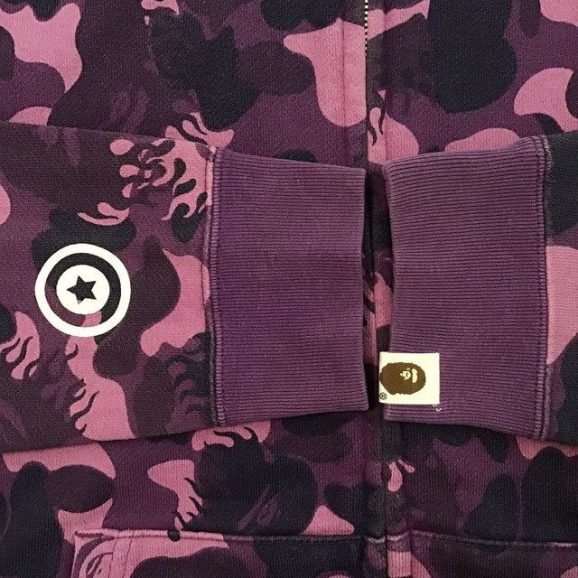 Bape × Nigo BAPE Fire camo shark full zip hoodie purple camo APE NIGO Size US S / EU 44-46 / 1 - 6 Thumbnail